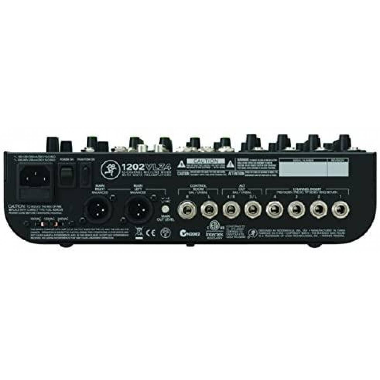 Mezcladora Audio Mackie 1202VLZ4 12 Canales 60dB -Negro