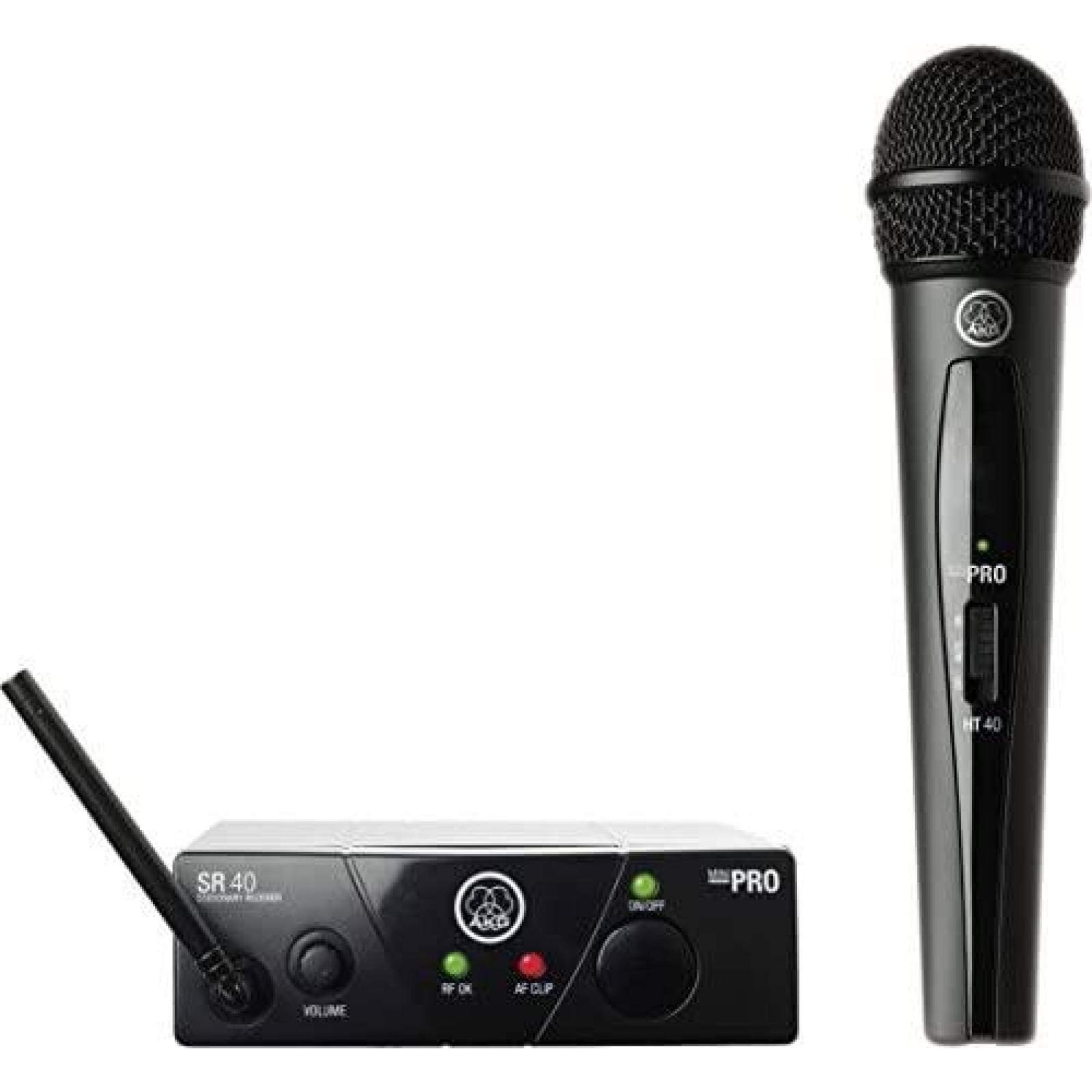 Microfono AKG Pro Audio WMS40MINI Inalambrico con Transmisor