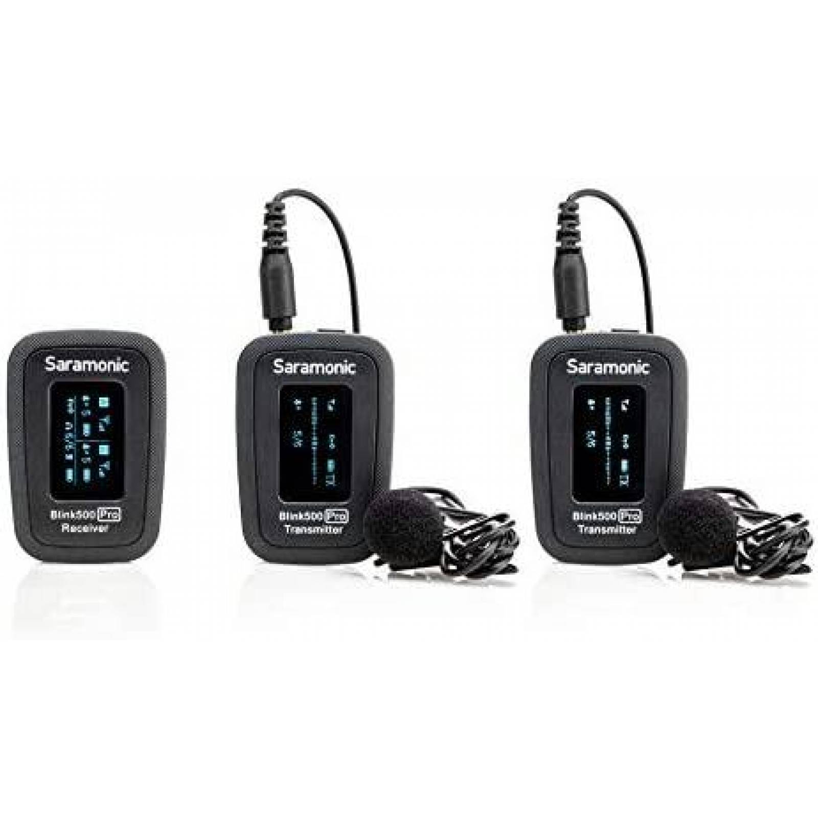 Sistema de Microfonos Saramonic Inalambrico para Camaras