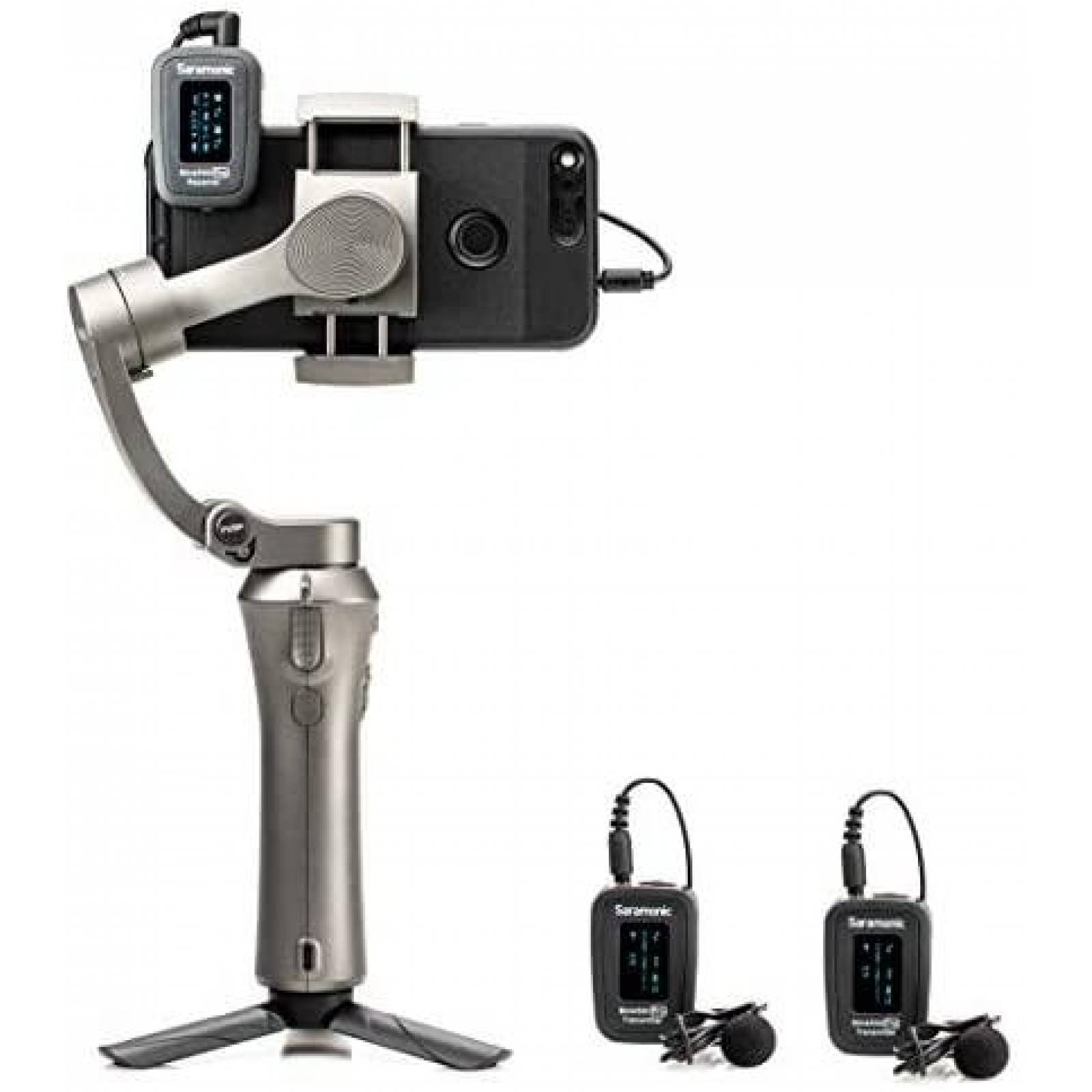 Sistema de Microfonos Saramonic Inalambrico para Camaras