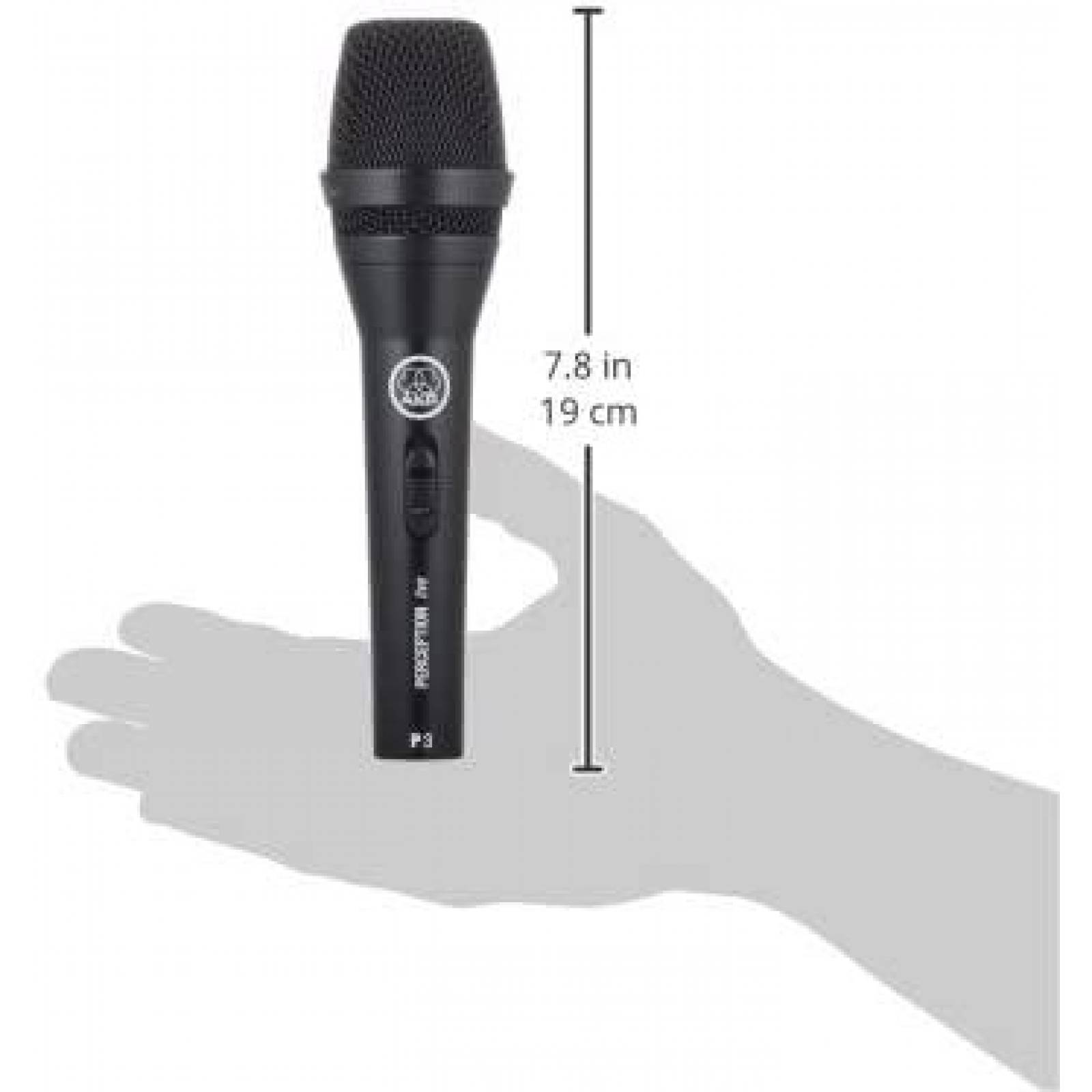 Microfono AKG Pro Audio P2 de Alto Rendimiento -Negro