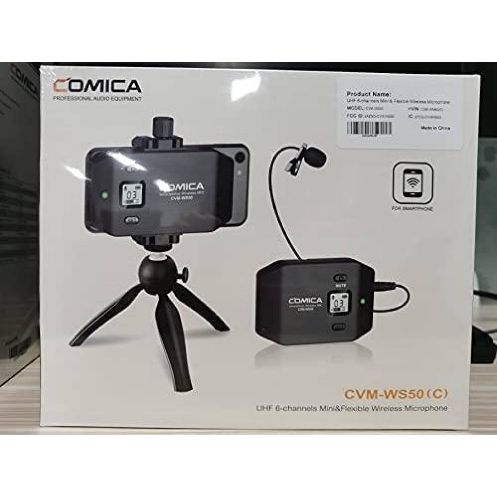 Microfono Comica Profesional Inalambrico Omnidireccional