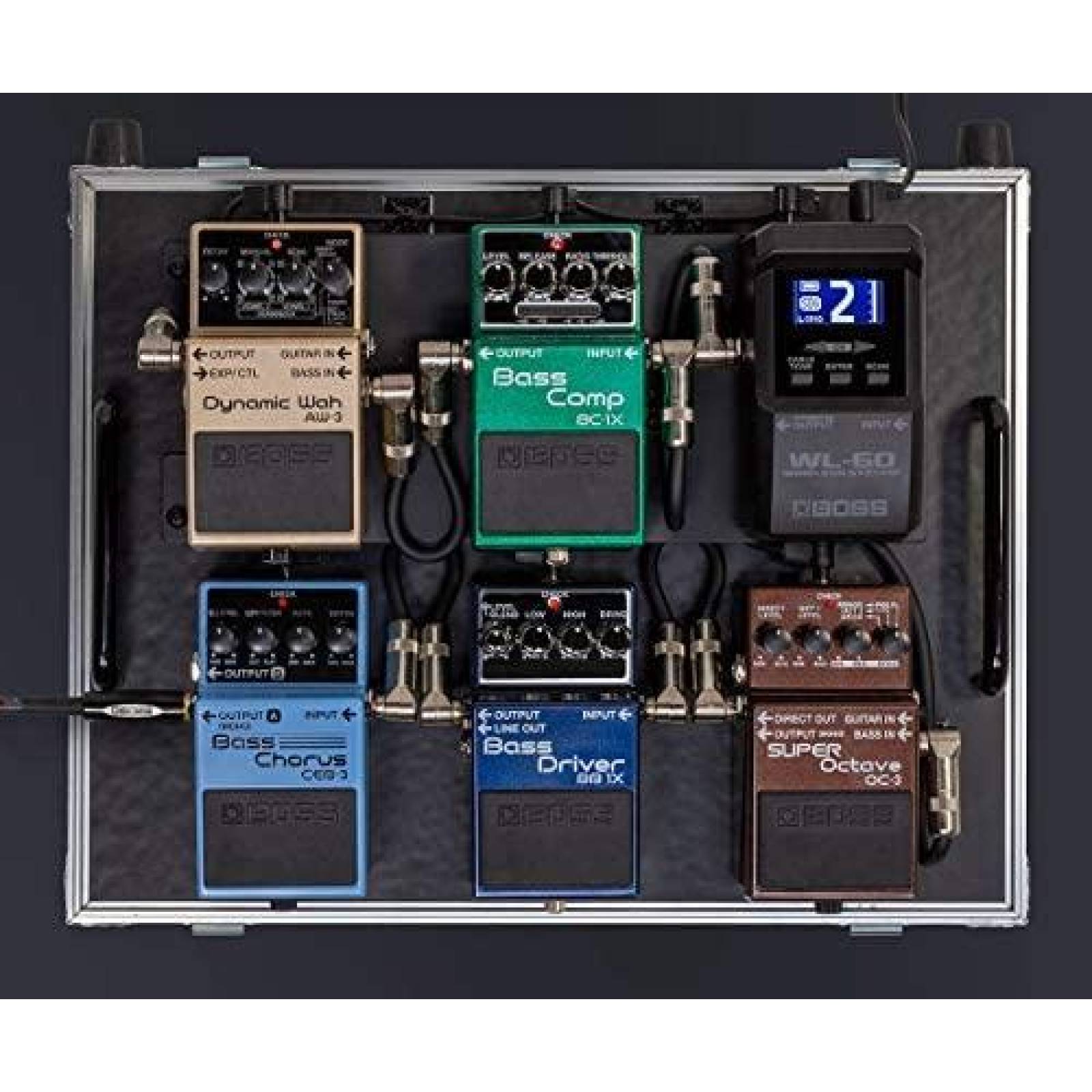 Transmisor BOSS Inalambrico para Guitarra LED -Negro