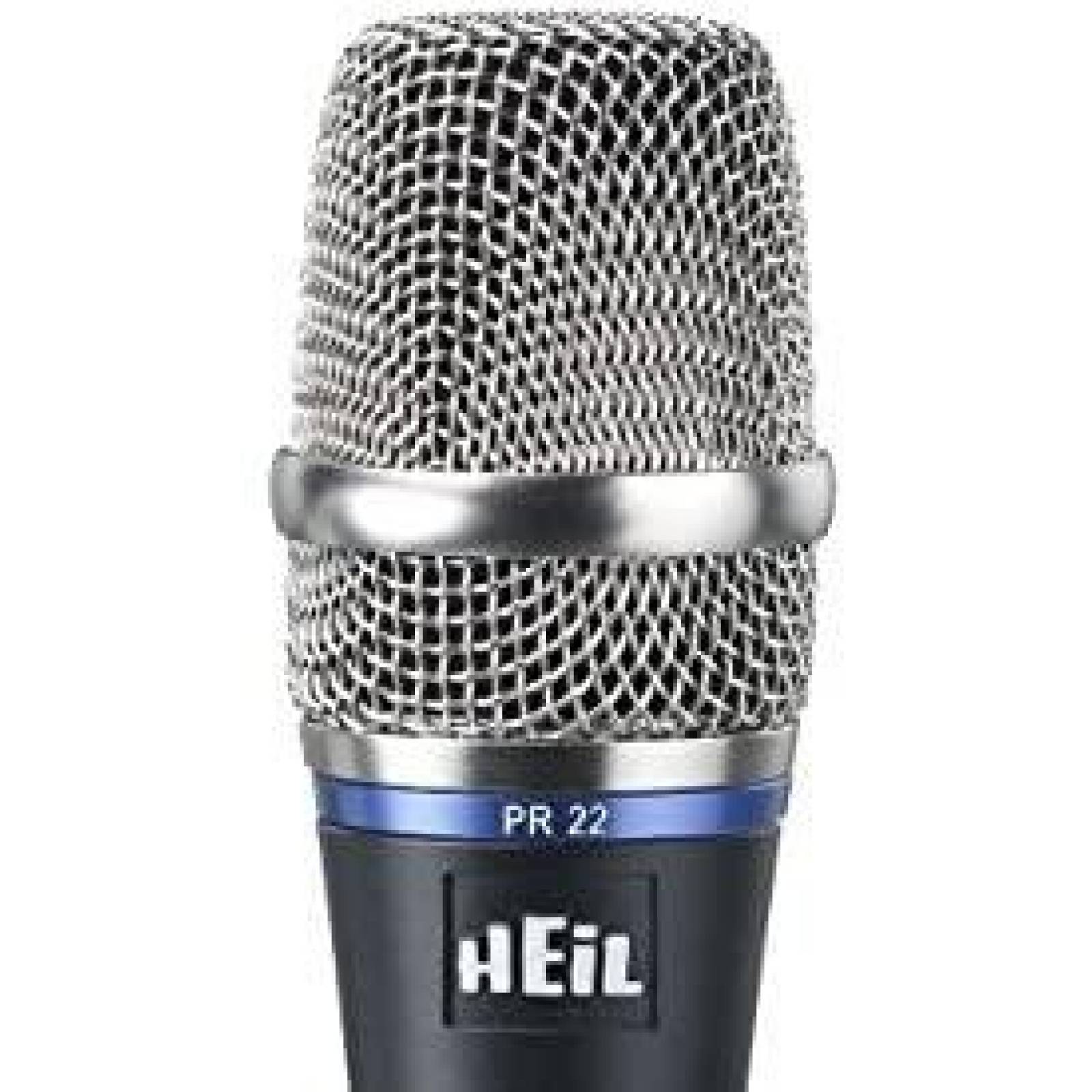 Microfono Dinamico Heil PR-22 XLR con Switch -Negro