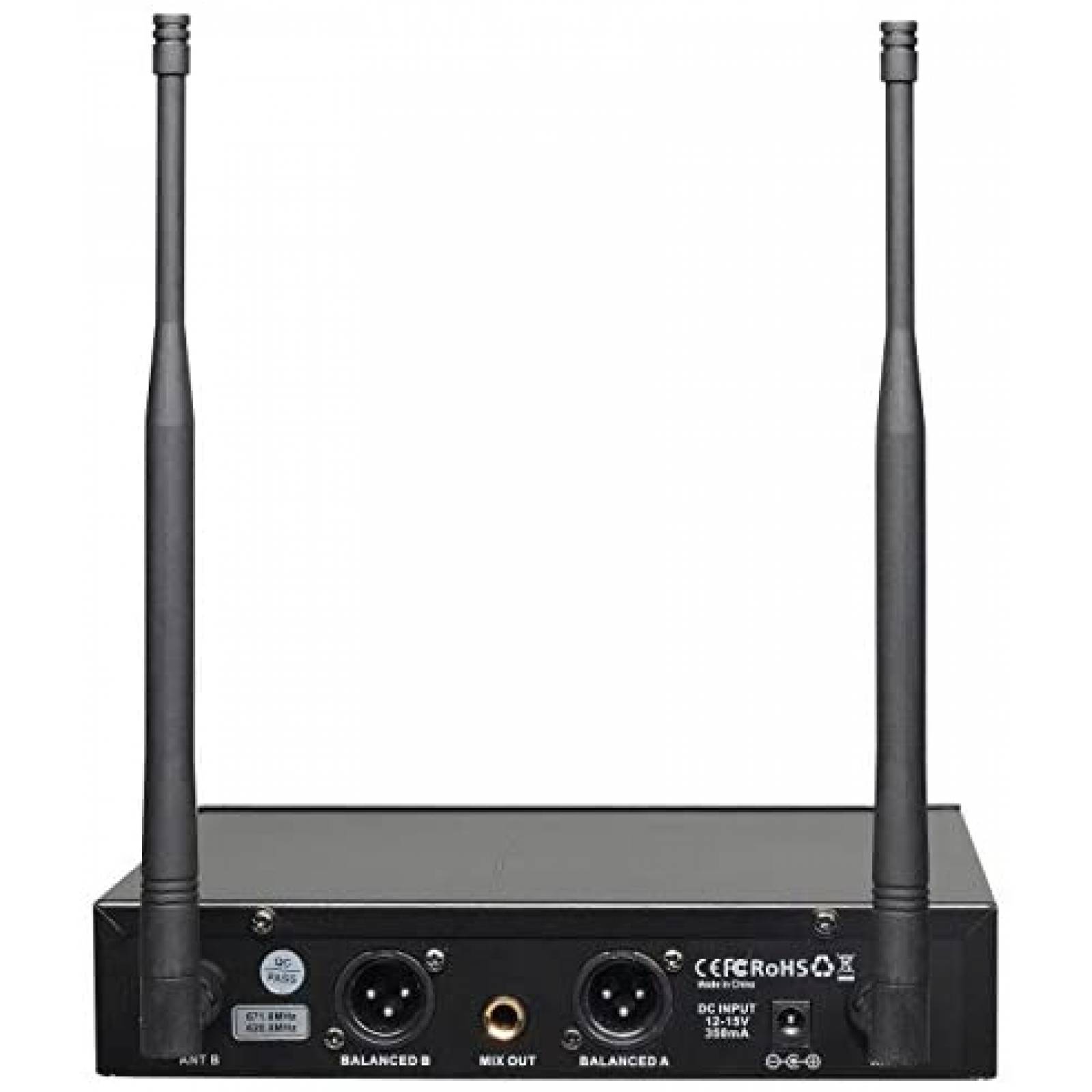 Kit de Audio Innopow 2 Microfonos Inalambricos -Negro