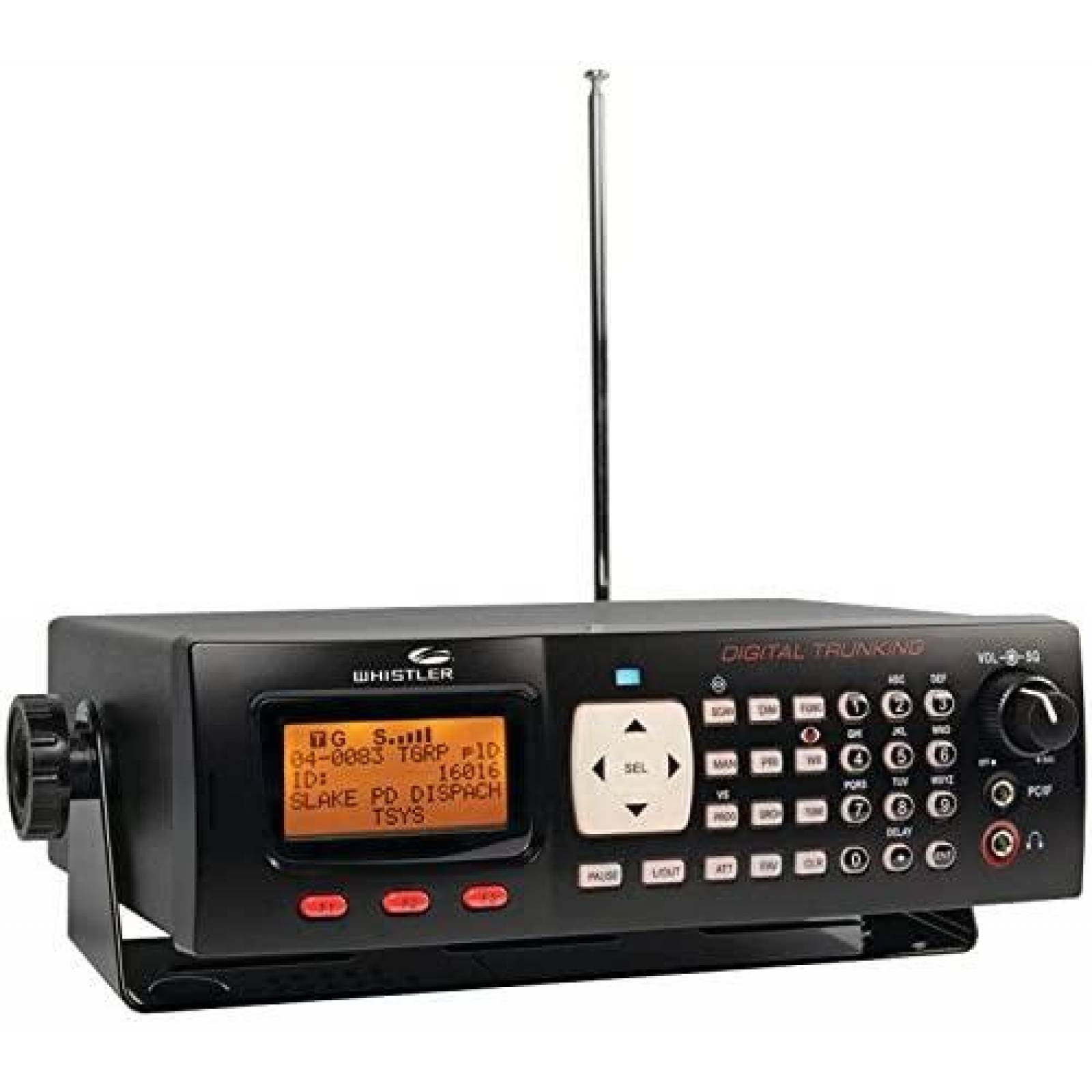 Escaner de Radio Whistler WS1065 5.3 x 7.3 x 2.2 -Negro