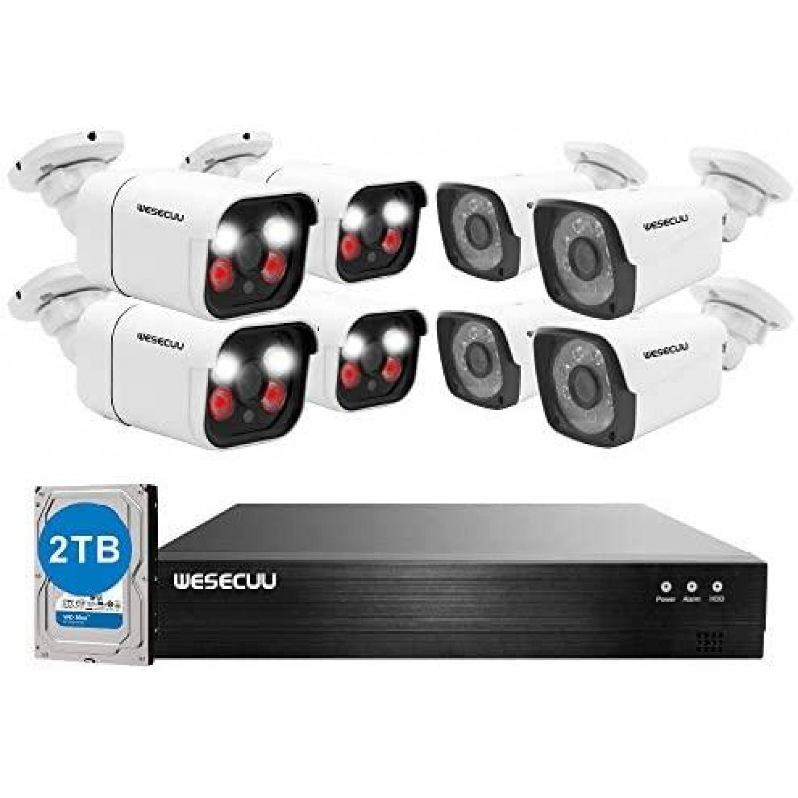 Sistema de Seguridad WESECUU Camaras de Vigilancia
