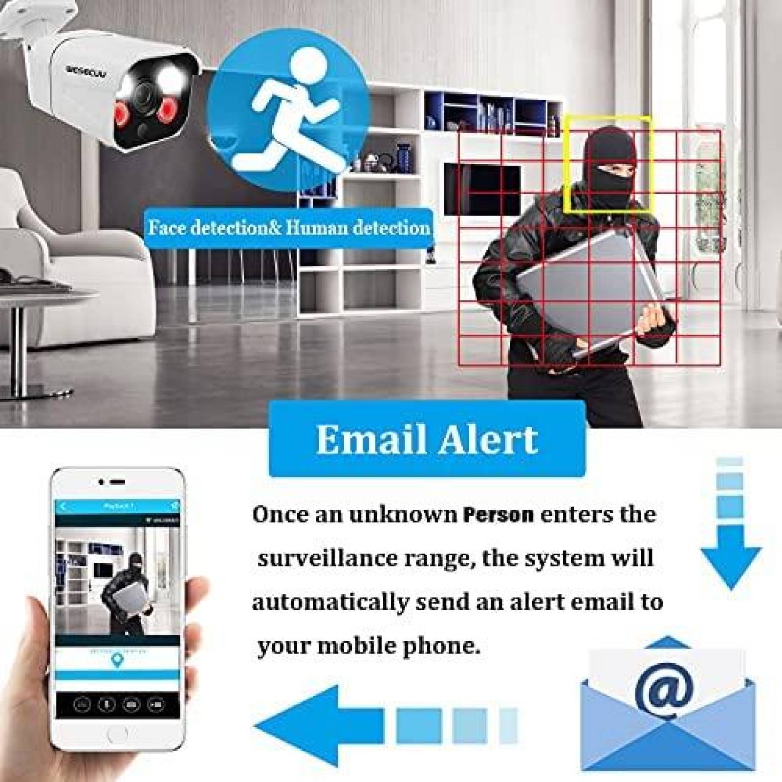 Sistema de Seguridad WESECUU Camaras de Vigilancia