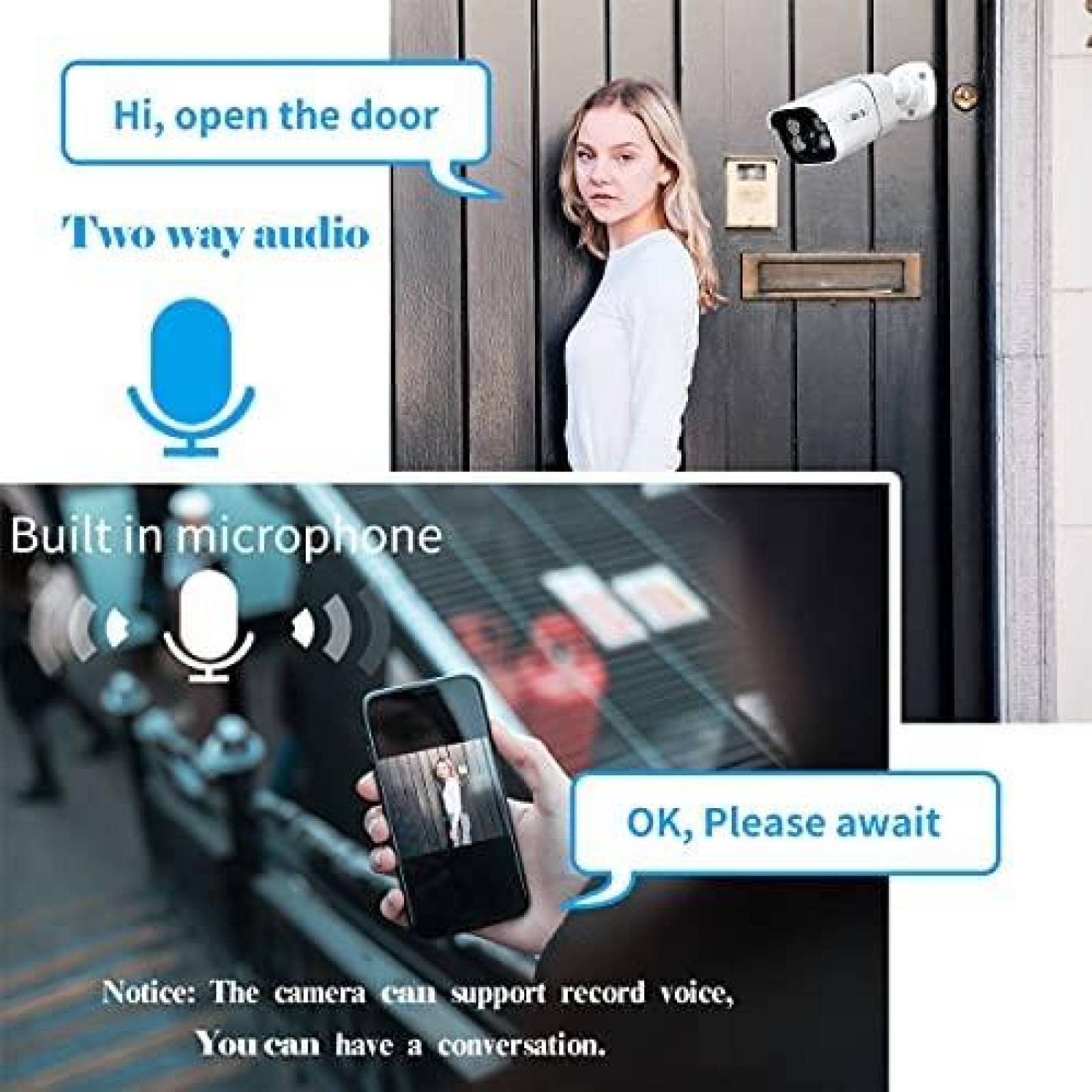 Sistema de Seguridad WESECUU Camaras de Vigilancia