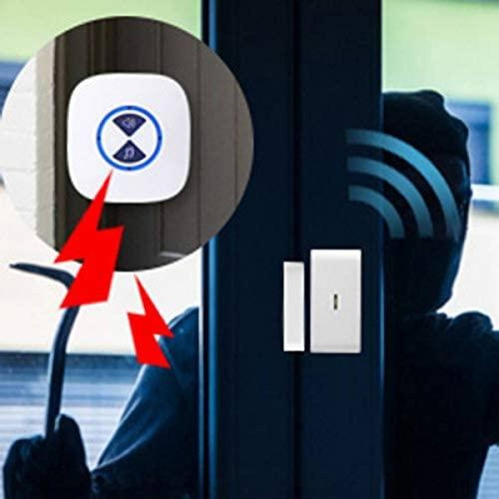 Timbre de Puerta DATONTEN Sensor de Seguridad Inalambrico