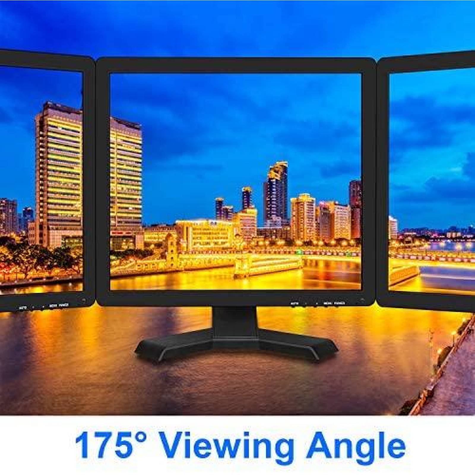 Monitor Bosstouch HD IPS 15" LED angulo de vision 170 Negro