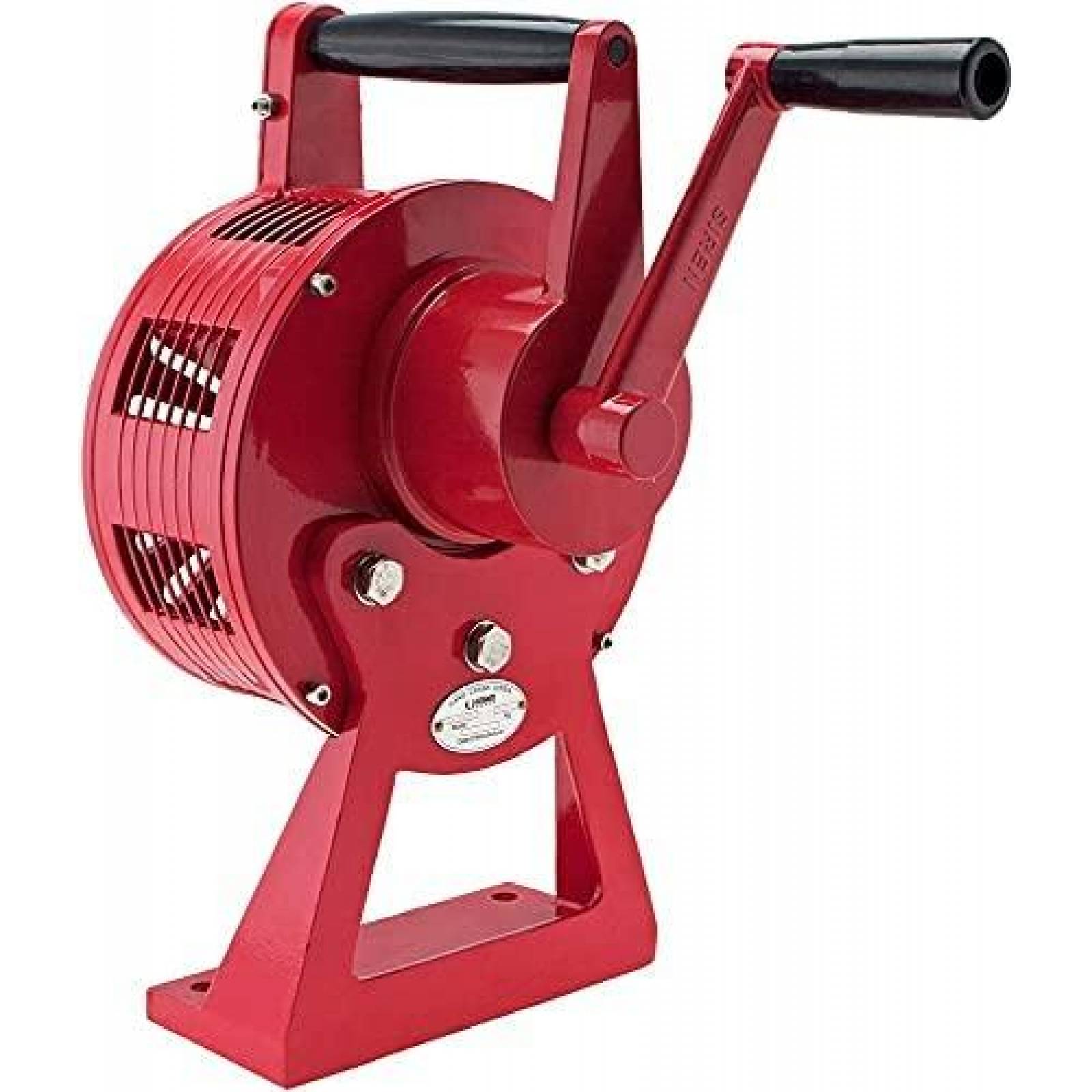 Sirena Vixen Horns VXS-1200MR De Manivela Montaje Base -Rojo