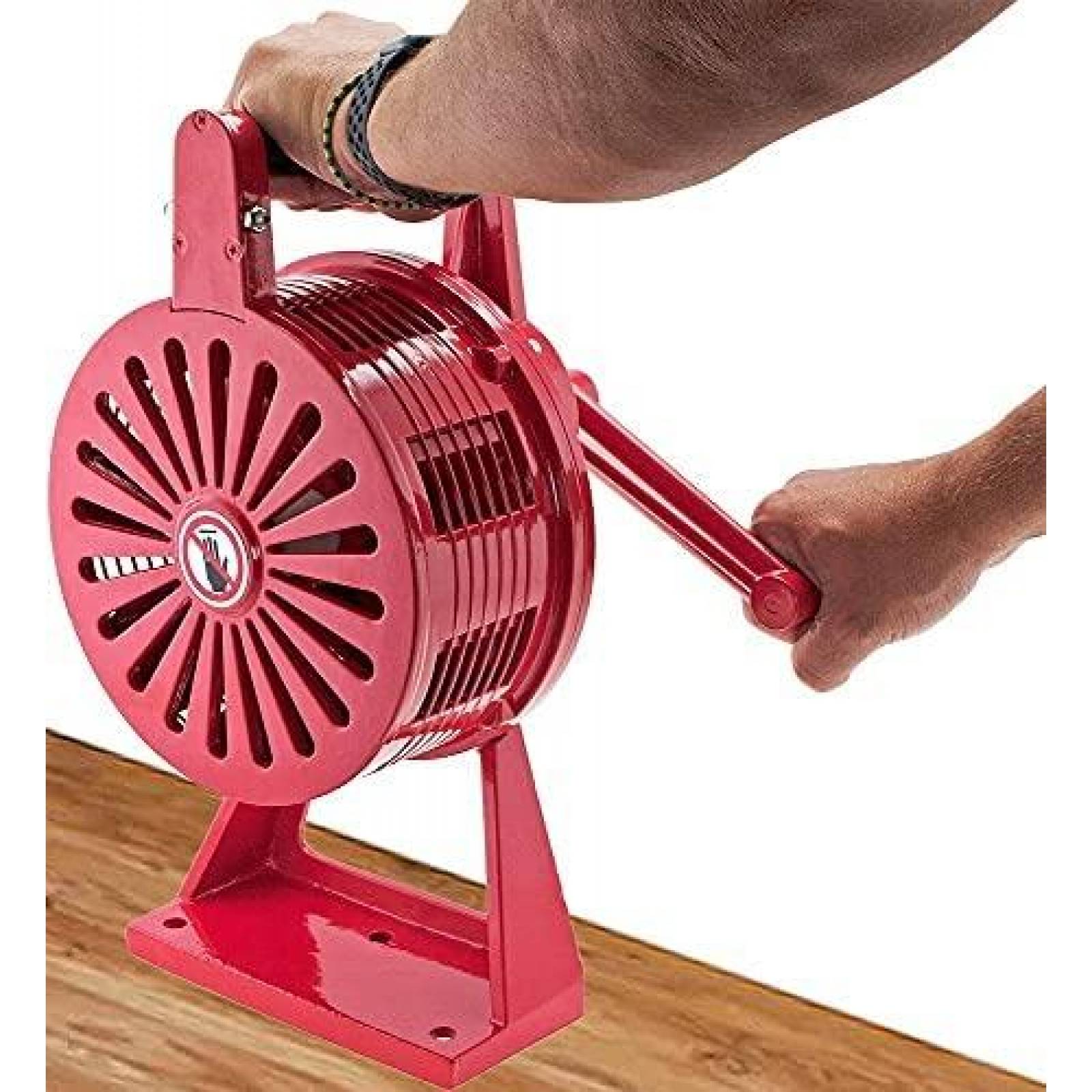 Sirena Vixen Horns VXS-1200MR De Manivela Montaje Base -Rojo