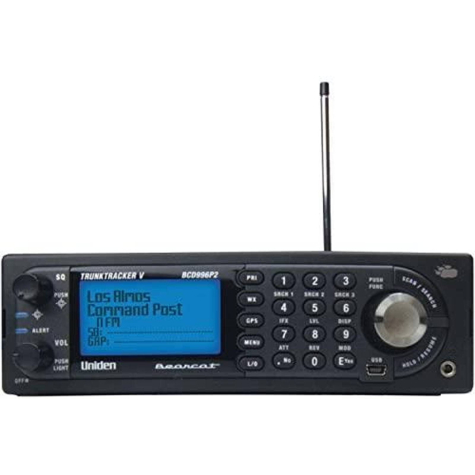 Escaner Digital para Radio Uniden BCD996P2 25000Ch -Negro