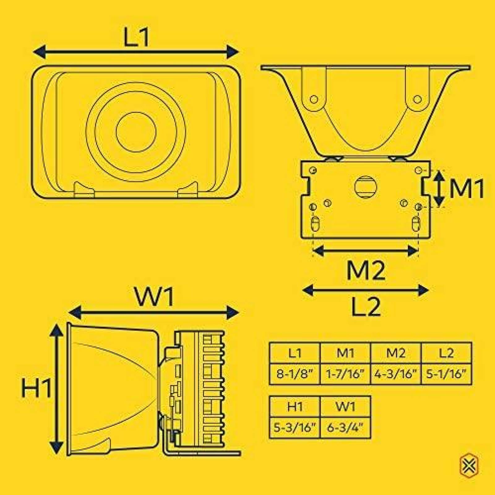 Kit de Sirena LAMPHUS 100W Megafono Policial de Emergencia