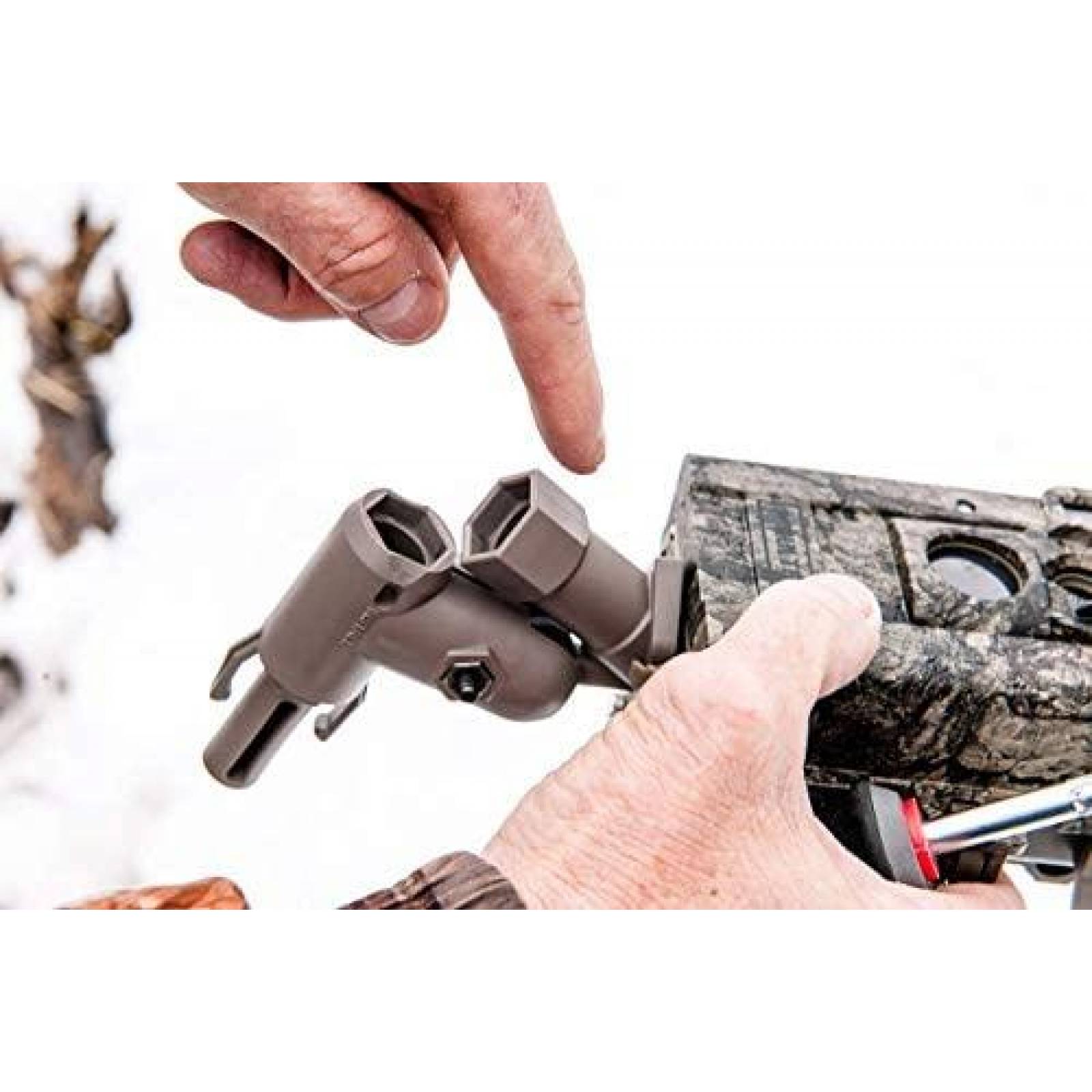 Montaje camara SPY HIGH 16 pies todo clima kit -Cafe