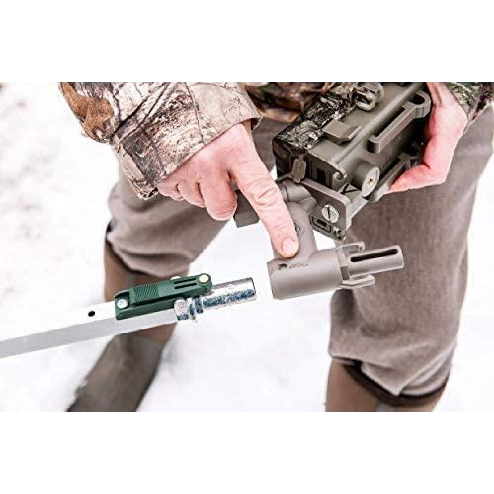 Montaje camara SPY HIGH 16 pies todo clima kit -Cafe