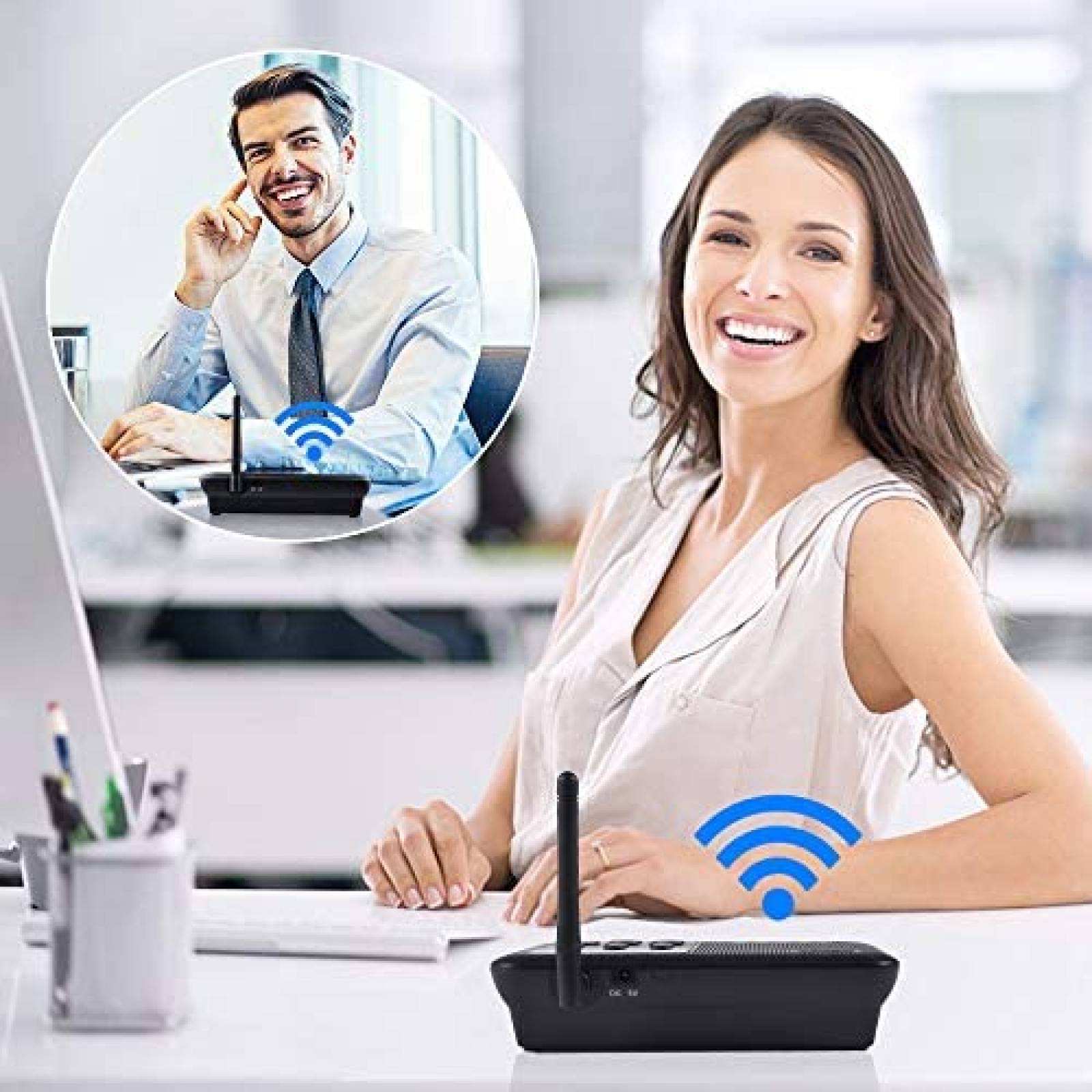 Kit de Comunicacion Wuloo 3 Intercomunicadores Inalambricos