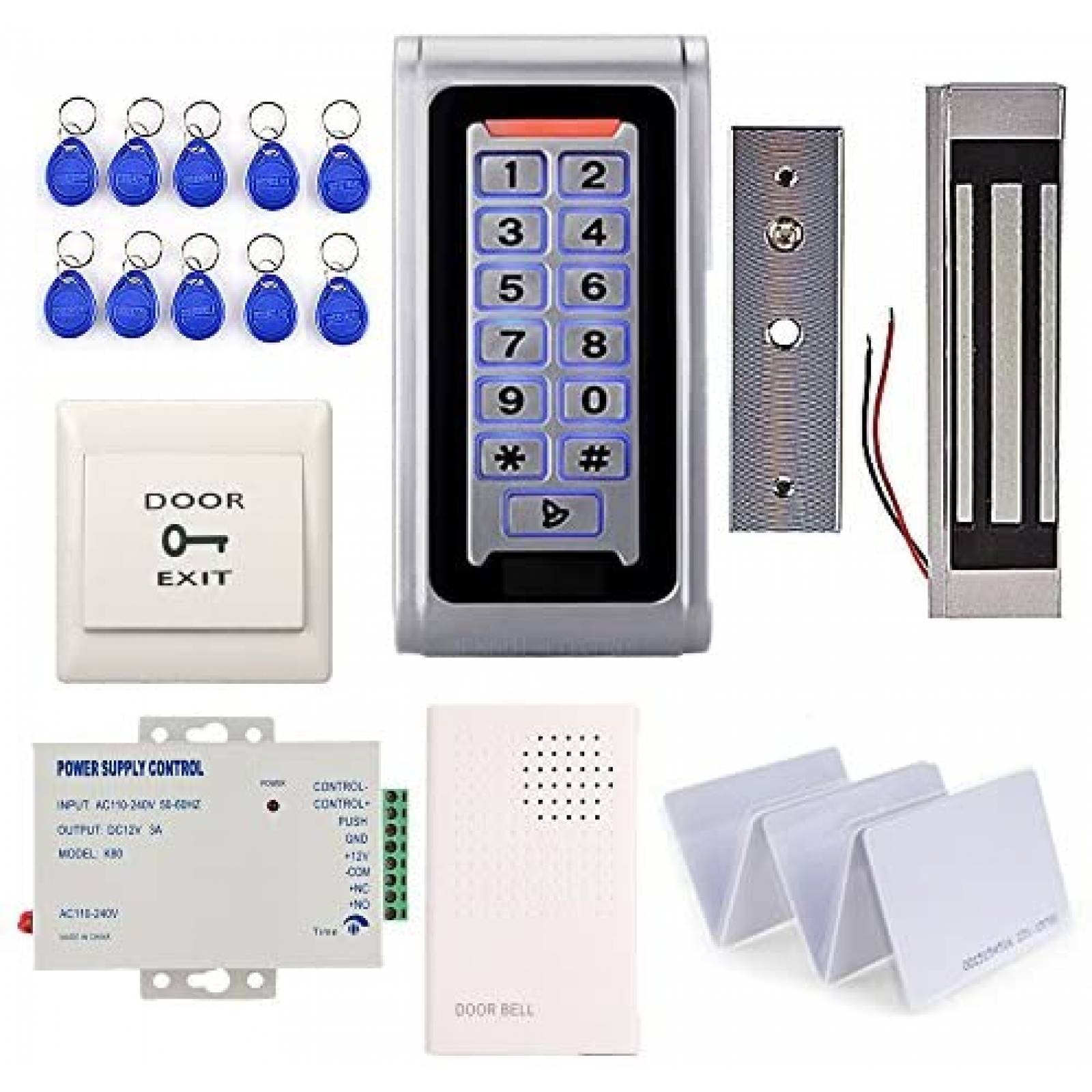 Sistema de Seguridad MENGQI-CONTROL Puerta con Teclado RFID