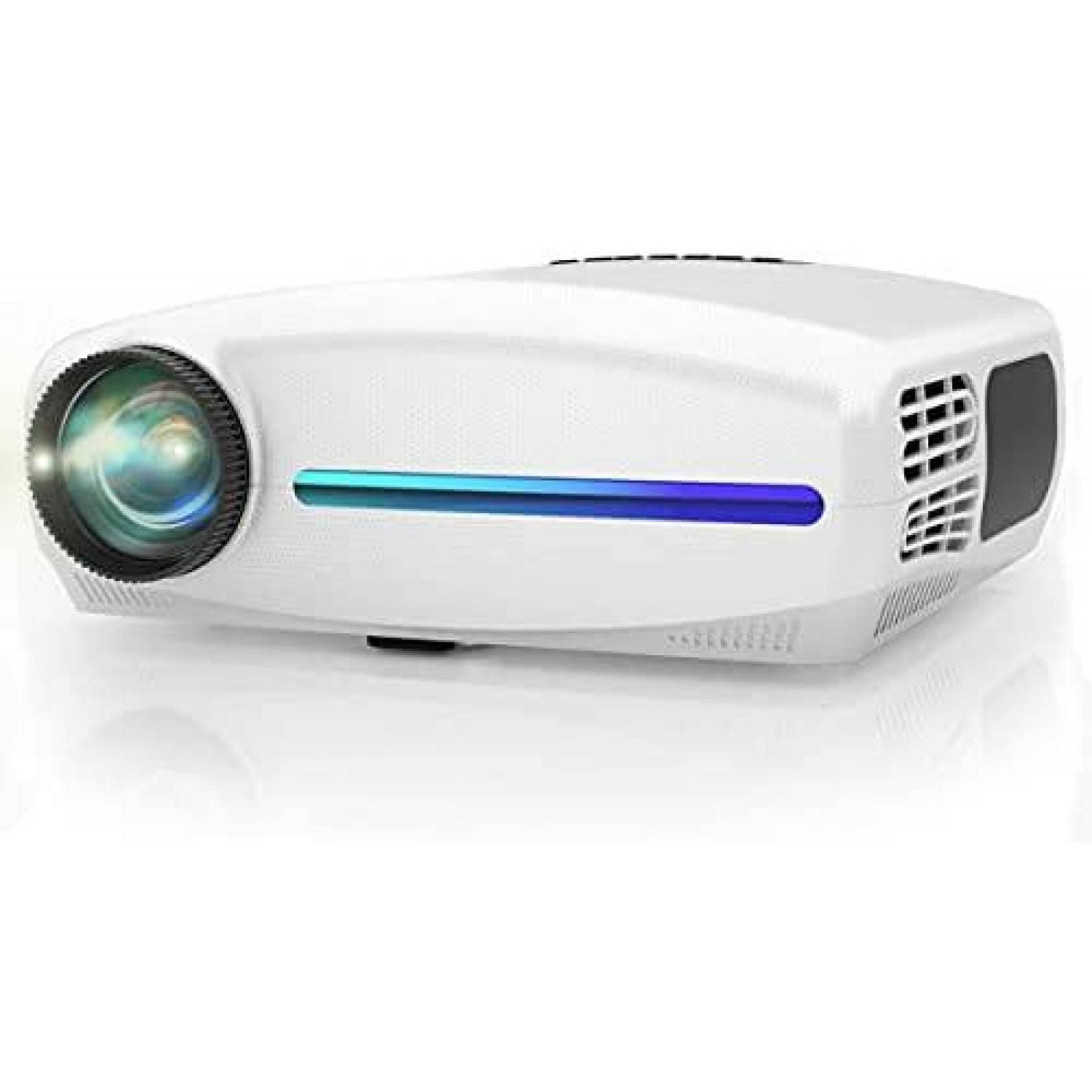 Proyector WiMiUS 6800 Lumenes 1080p Contraste 8000:1 -Blanco