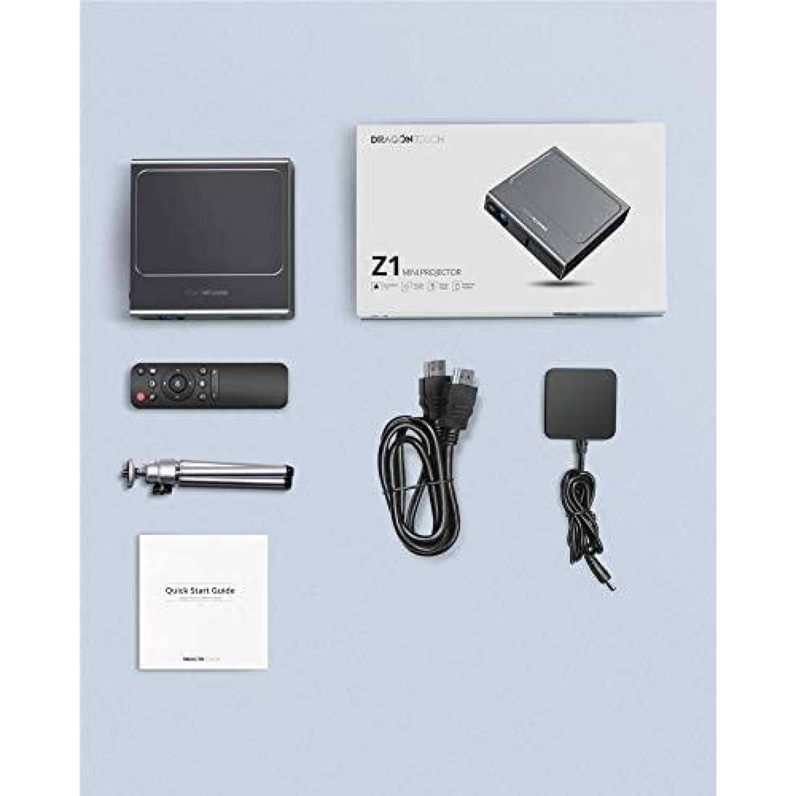 Mini Projector Dragon Touch Z1 150 ANSI Lumen 1080P Portatil