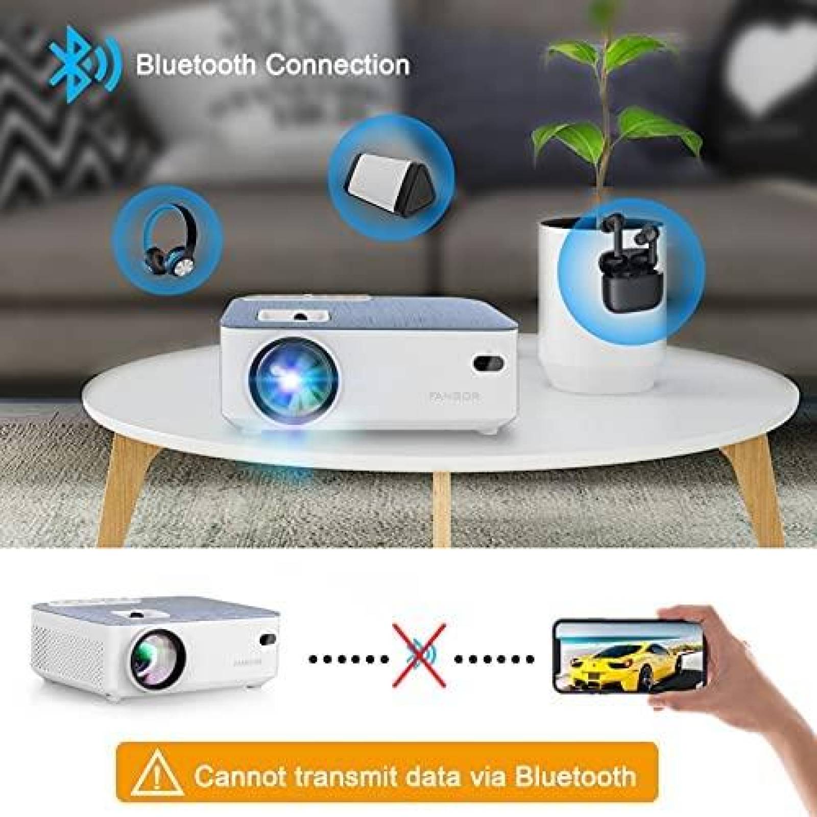 Proyector FANGOR 5500L FHD 1080P LCD + Estuche + Accesorios