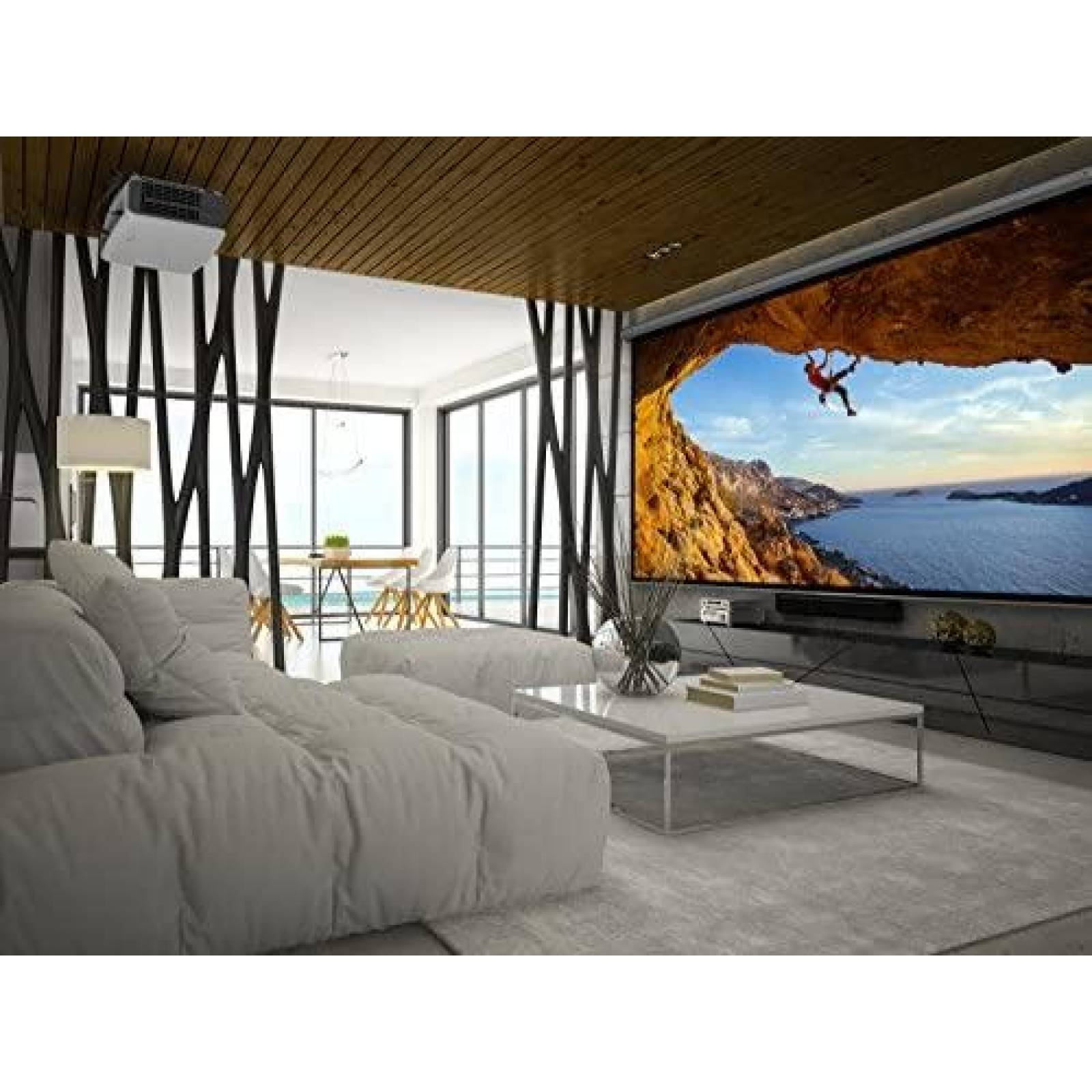 Proyector Optoma UHD60 4K UHD 3000 Lumenes HDMI -Blanco