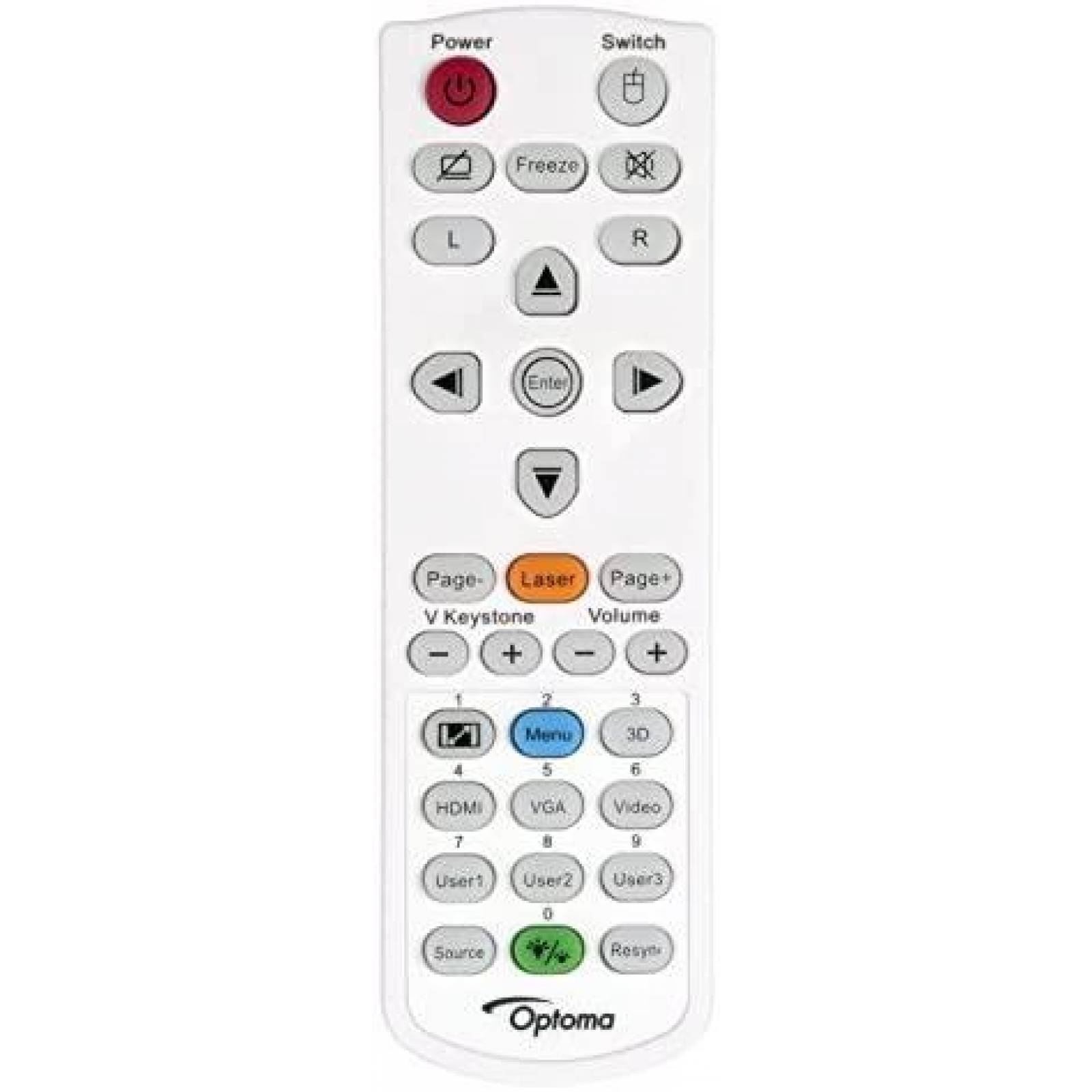 Proyector Optoma X365 1024 x 768 XGA 3600 Lumenes -Blanco