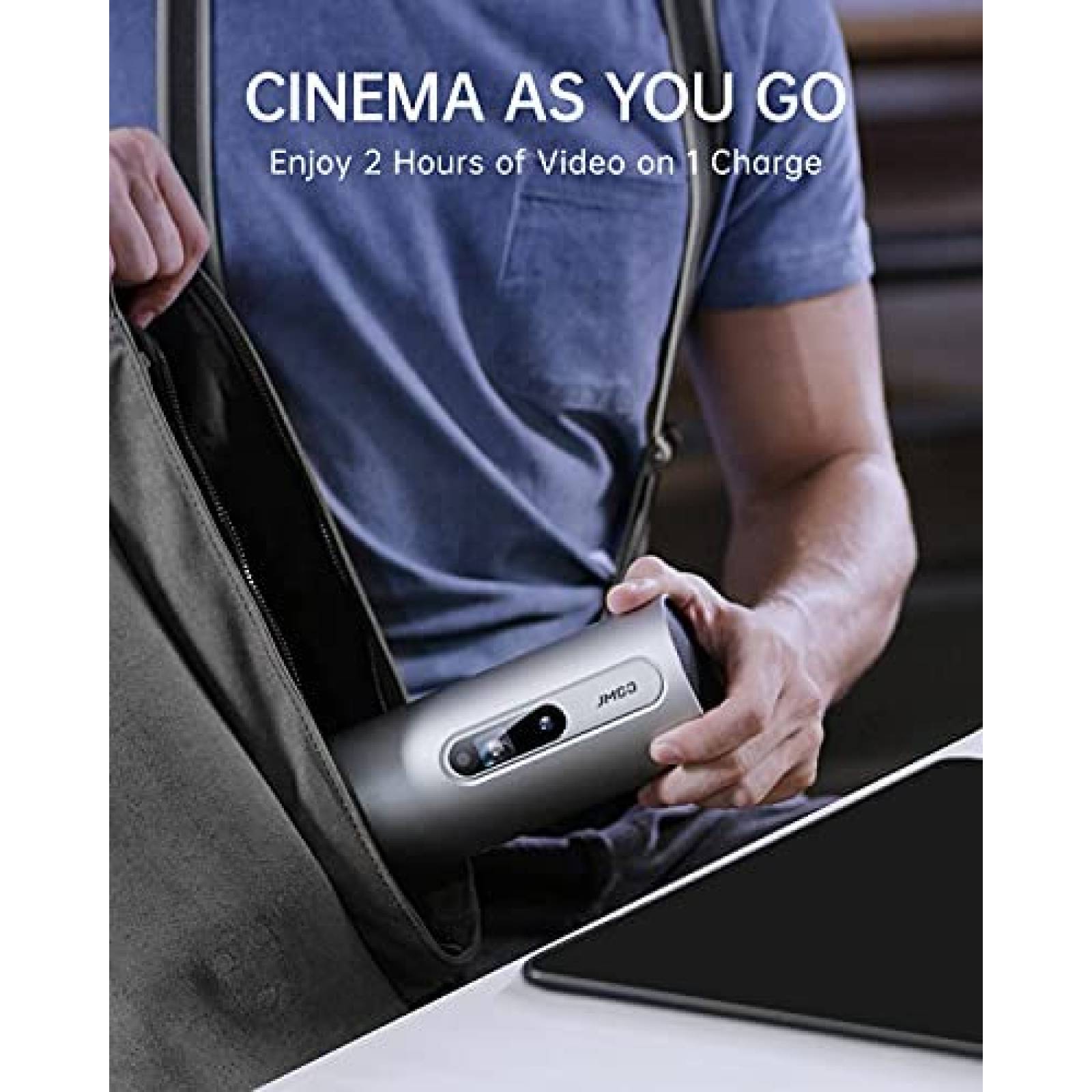 Proyector JMGO Explorer 380 Lumens Wi-Fi 3D FHD 1080P 4K