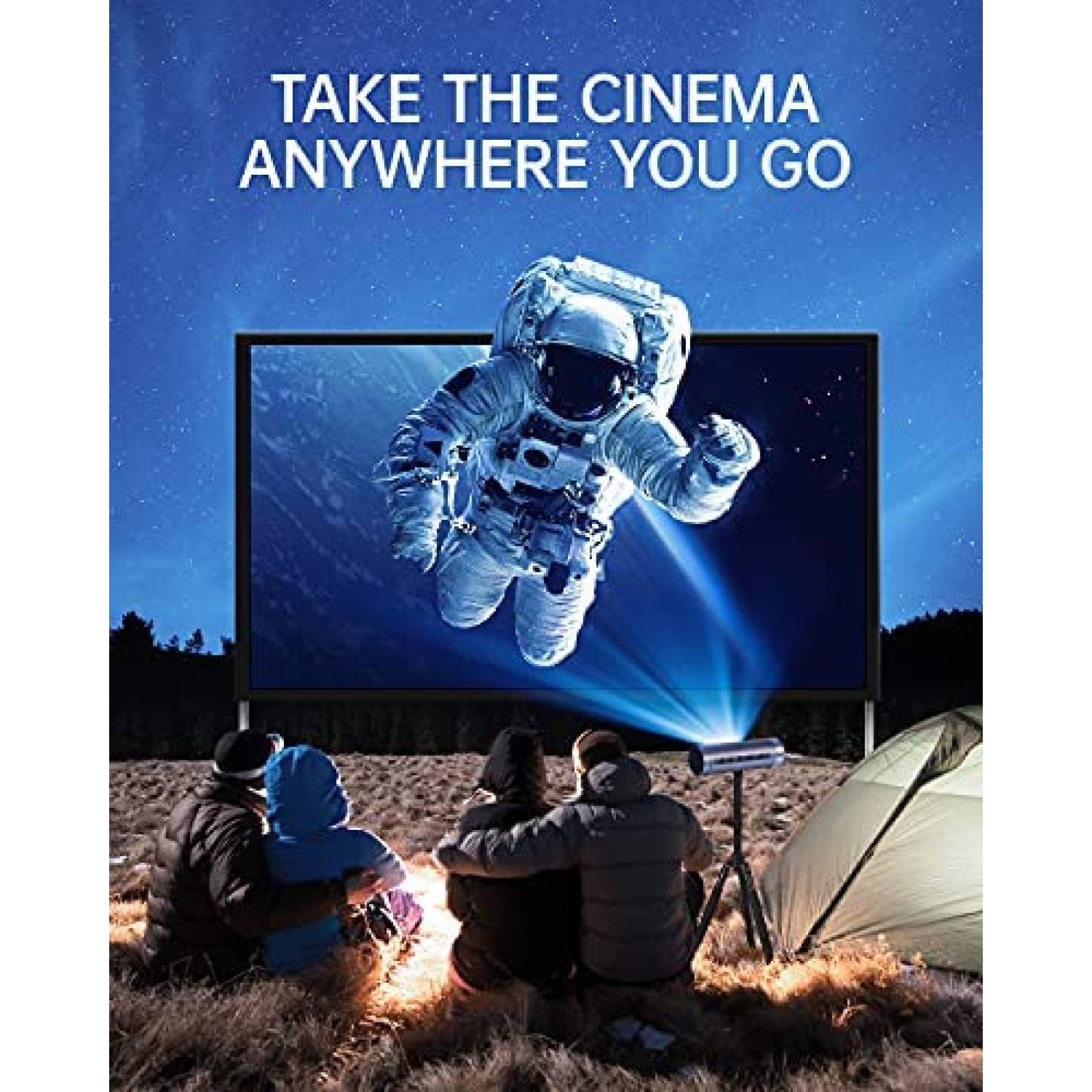 Proyector JMGO Explorer 380 Lumens Wi-Fi 3D FHD 1080P 4K