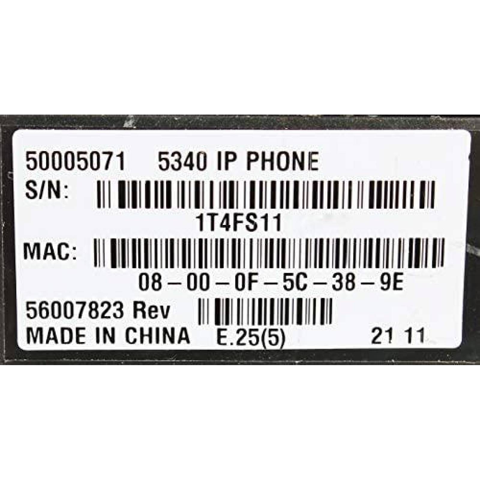 Telefono Mitel 5340 48 teclas mivoice 3 paginas -Negro