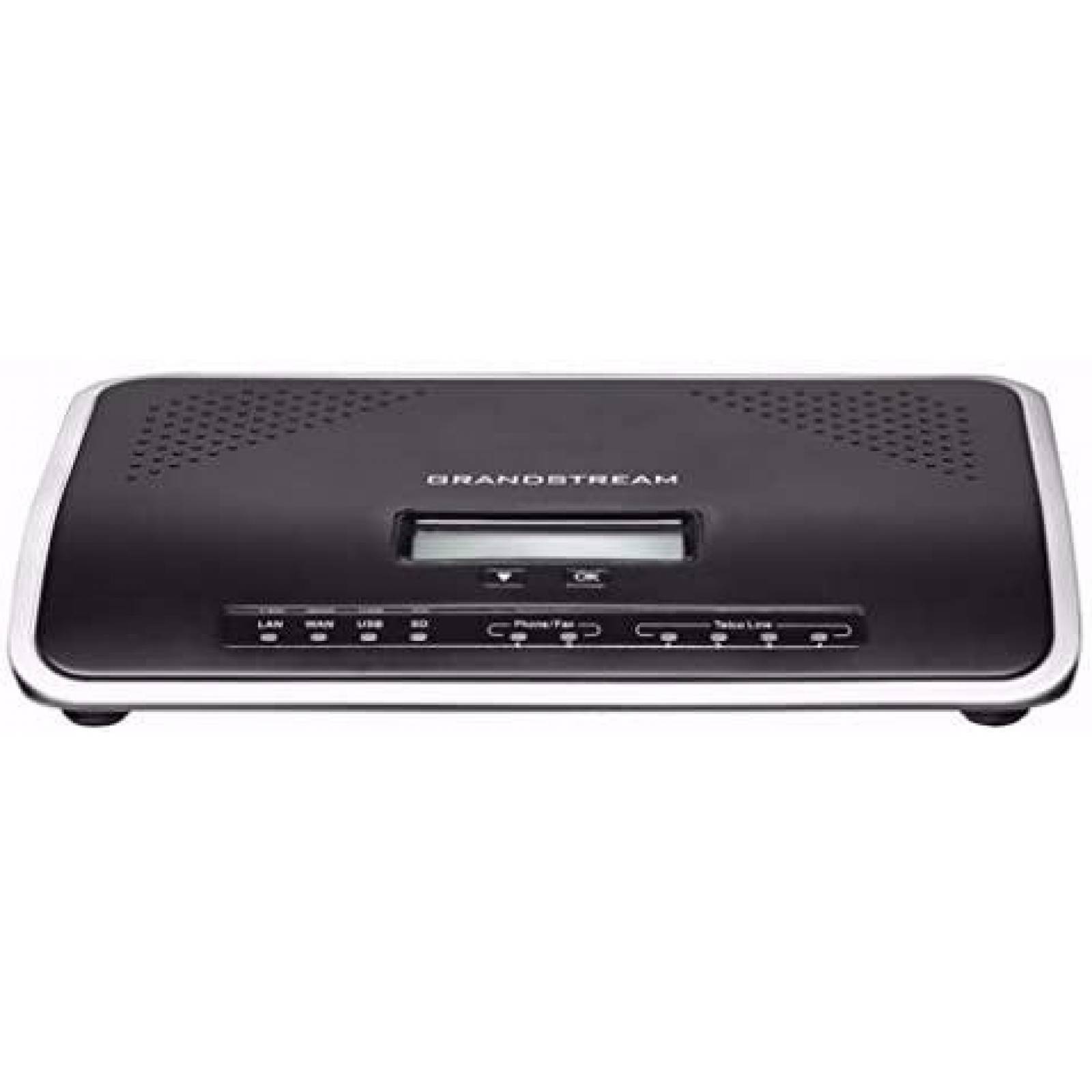 Puerto de telefono IP Grandstream UCM6204 4 FXO/2FXS -Negro