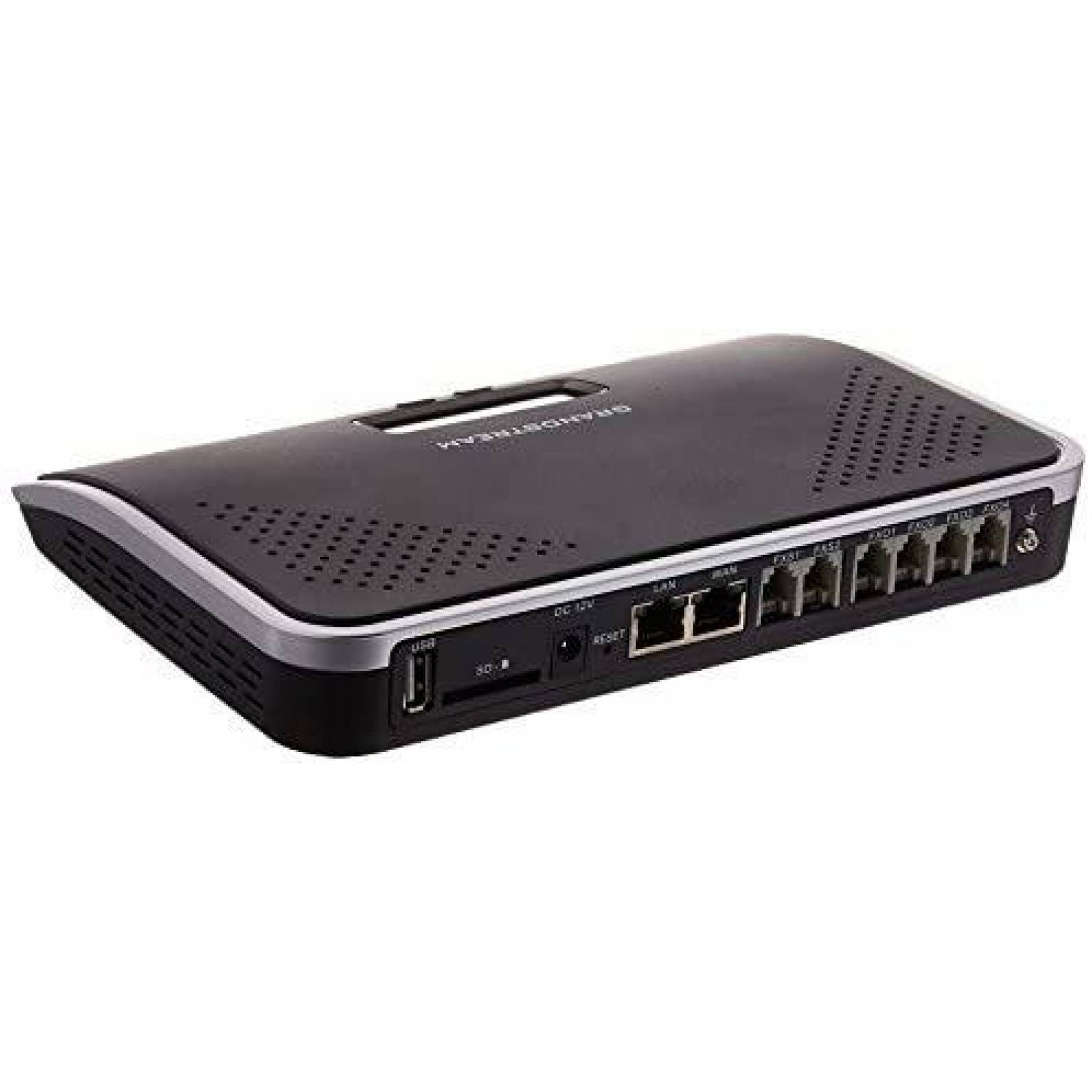 Puerto de telefono IP Grandstream UCM6204 4 FXO/2FXS -Negro