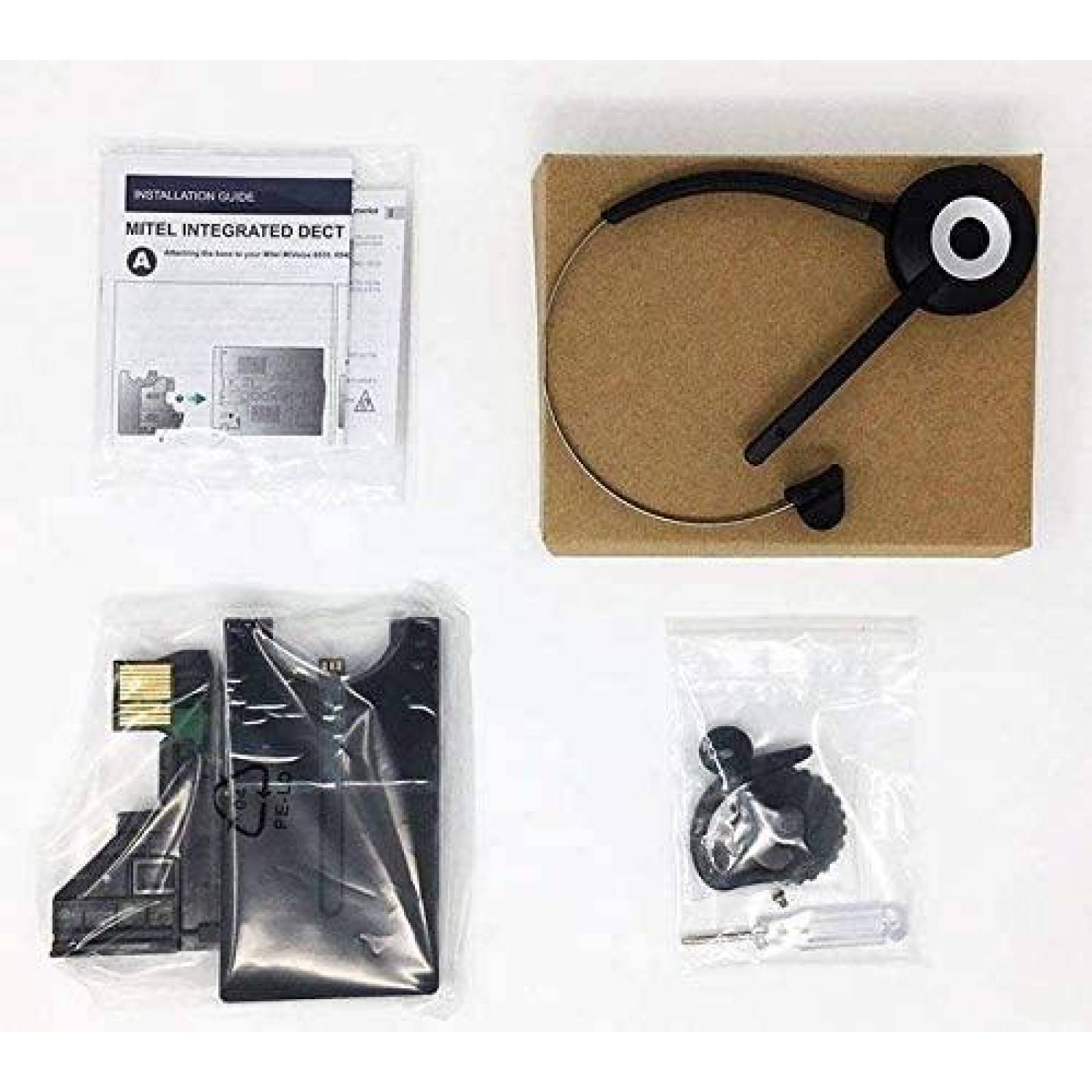 Audifonos Mitel Inalambricos Montables a Telefono -Negro