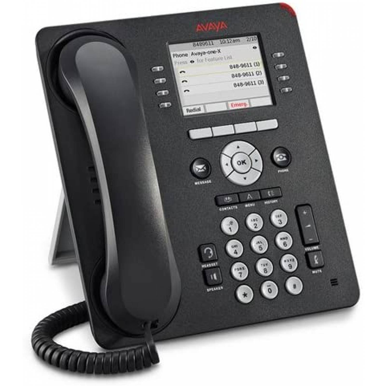 Telefono IP Avaya 9611G Operacion multilinea -Negro