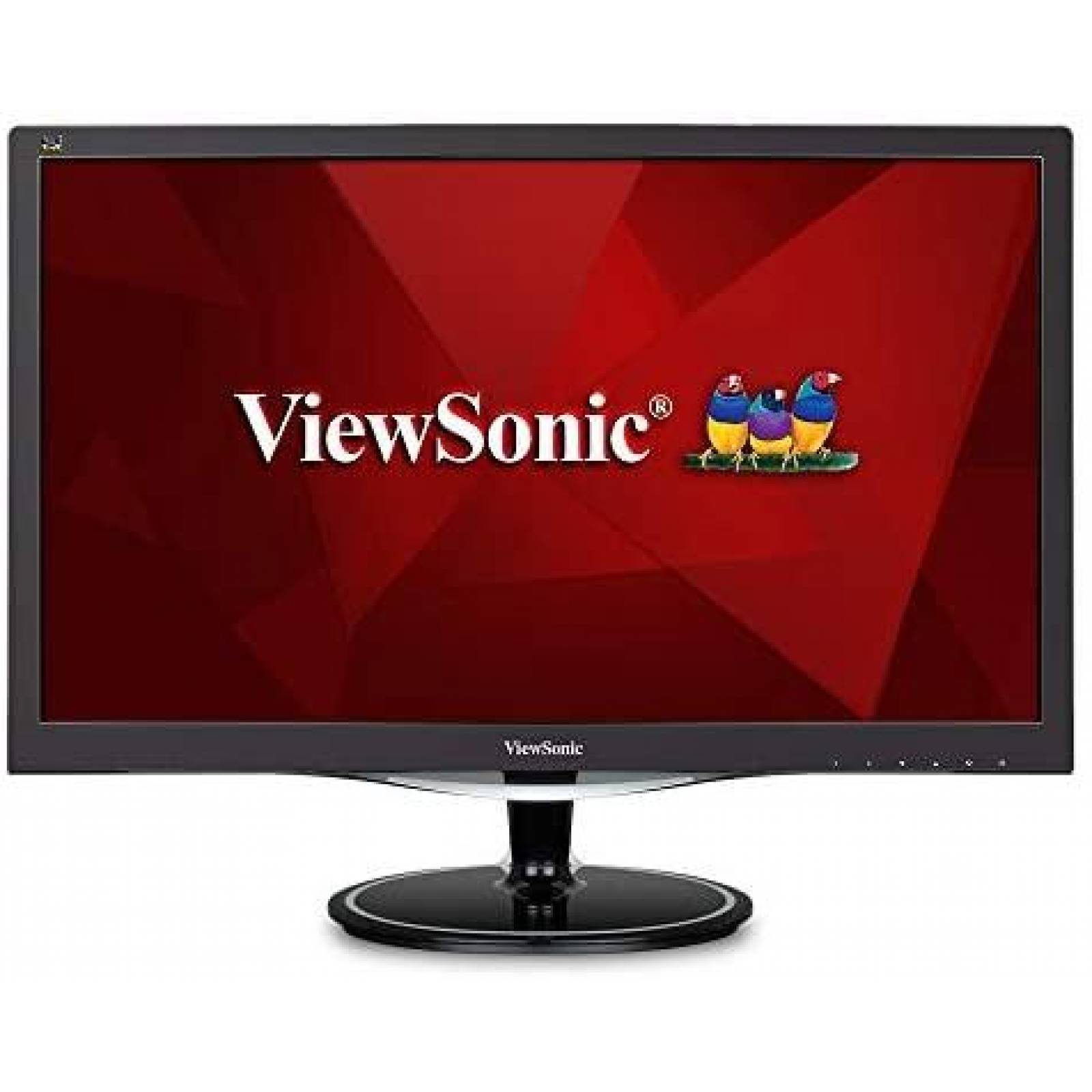 Monitor ViewSonic de 24'' con VGA DisplayPort y HDMI -Negro