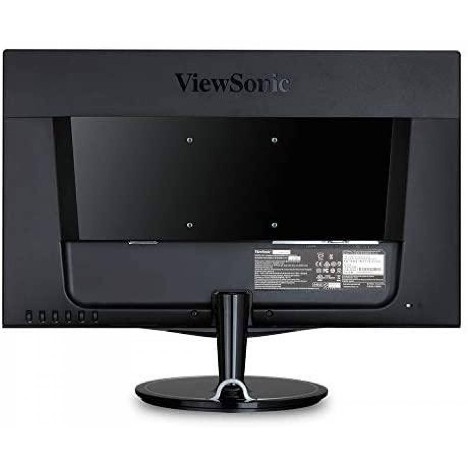 Monitor ViewSonic de 24'' con VGA DisplayPort y HDMI -Negro