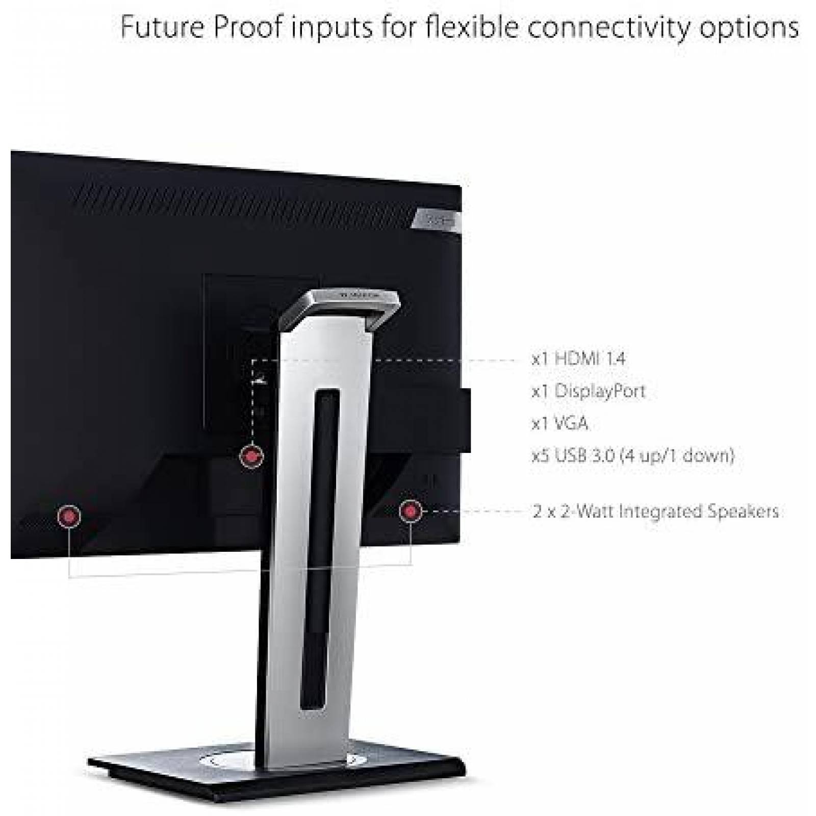 Monitor ViewSonic VG2748 27'' Ergonomico IPS 1080p HDMI -Neg