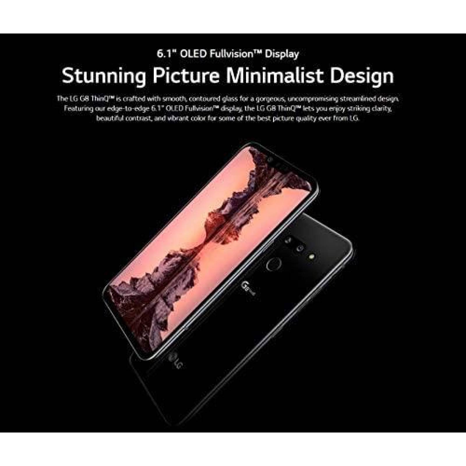 Celular LG G8 128GB 6.1'' Android 9.0 -Rojo Carmin