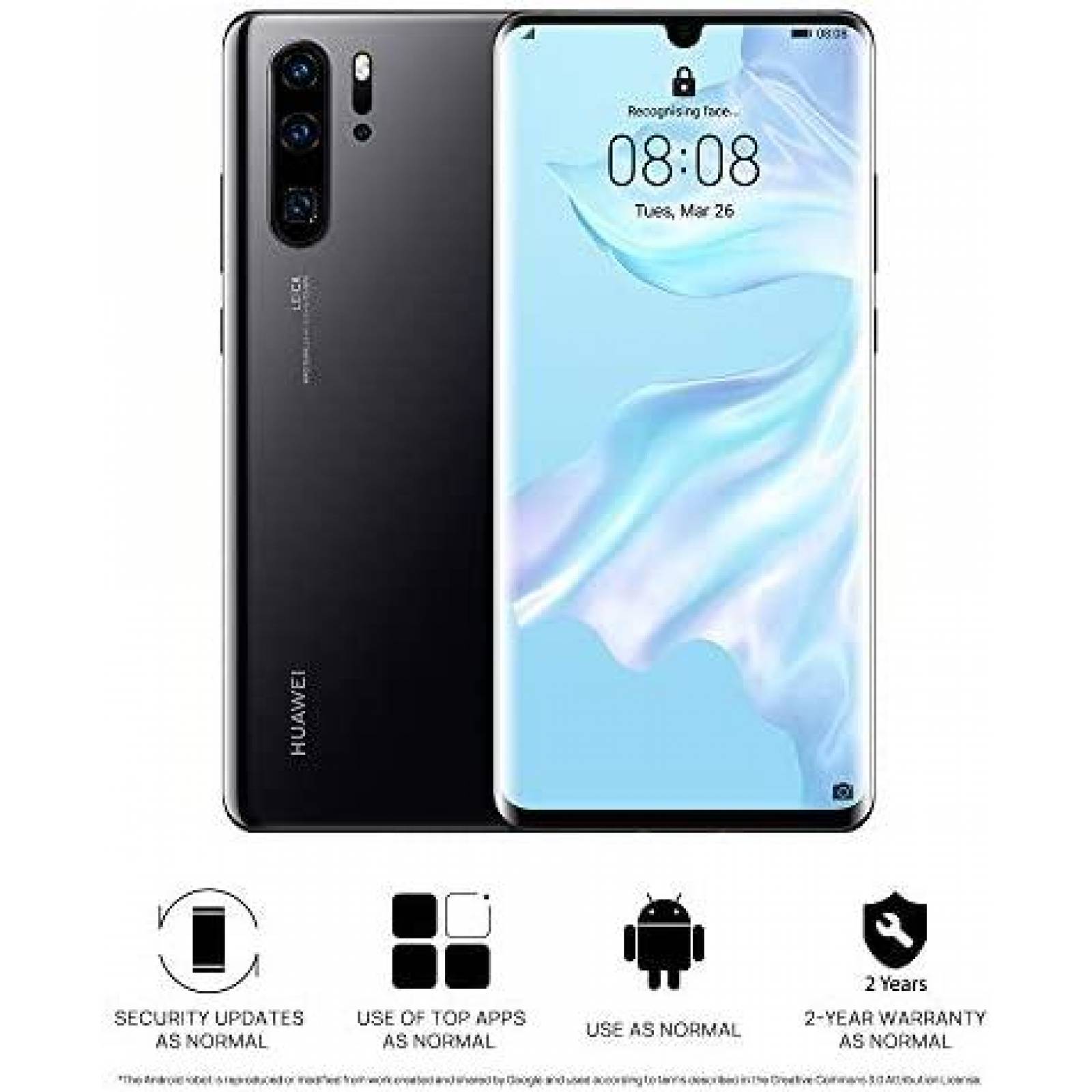 Celular Huawei P30 Pro 8GB 128GB VOG-L29 6.47" -Negro