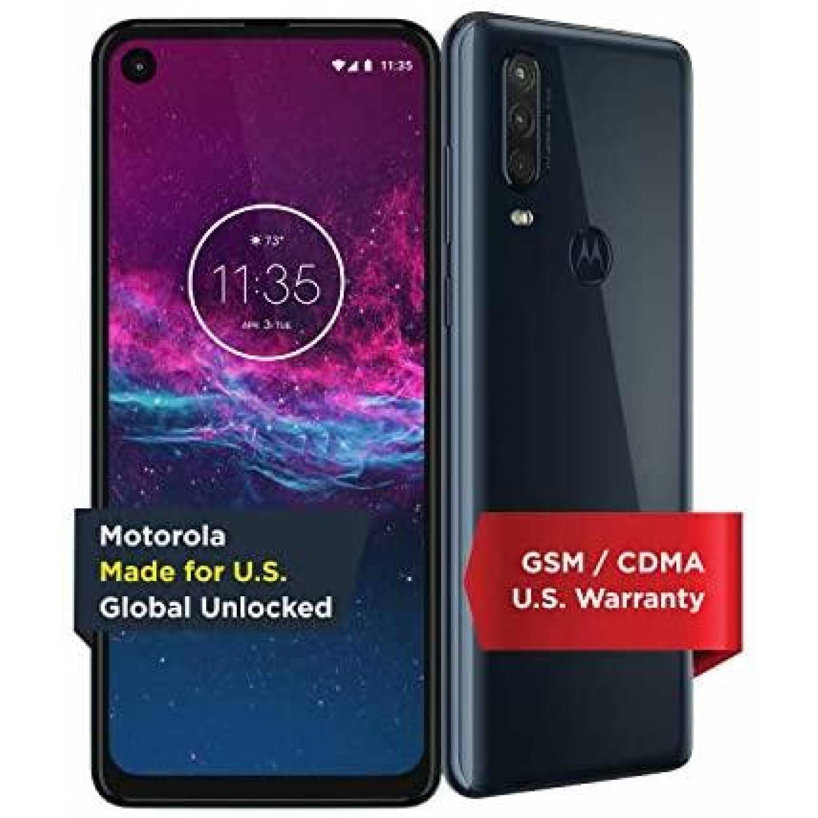 Celular Motorola One Action 4/128GB 16MP 4G 6.3'' -Azul