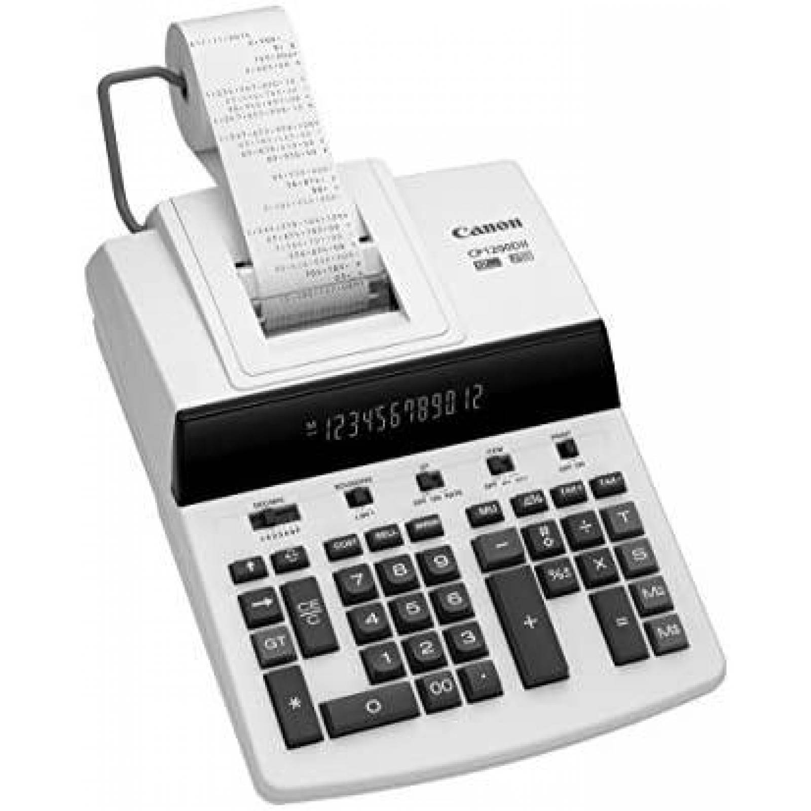 Calculadora ticket Canon CP1200DII 5.8x11x17" -Negro