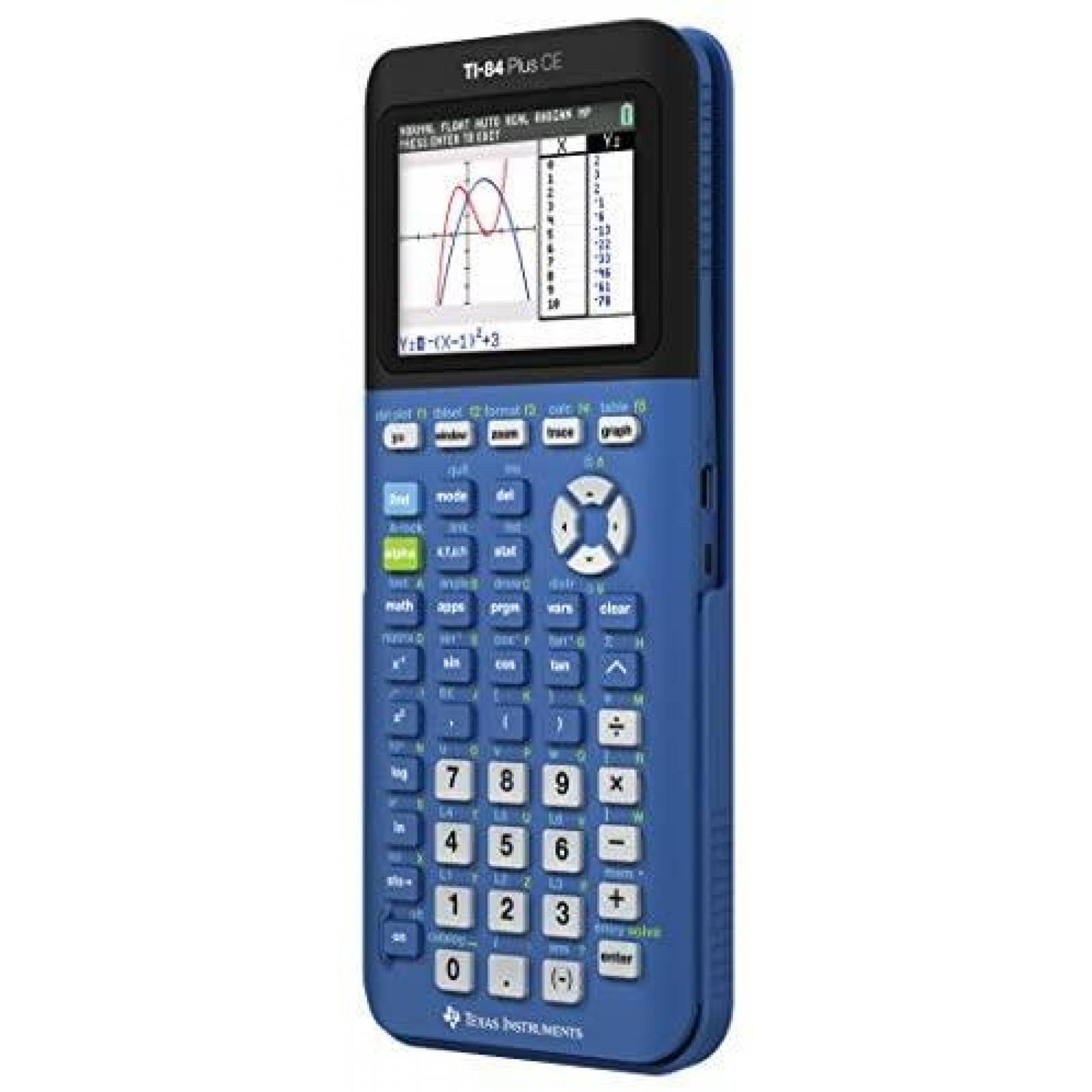 Calculadora Grafica Texas Instruments TI-84 Plus CE -Azul