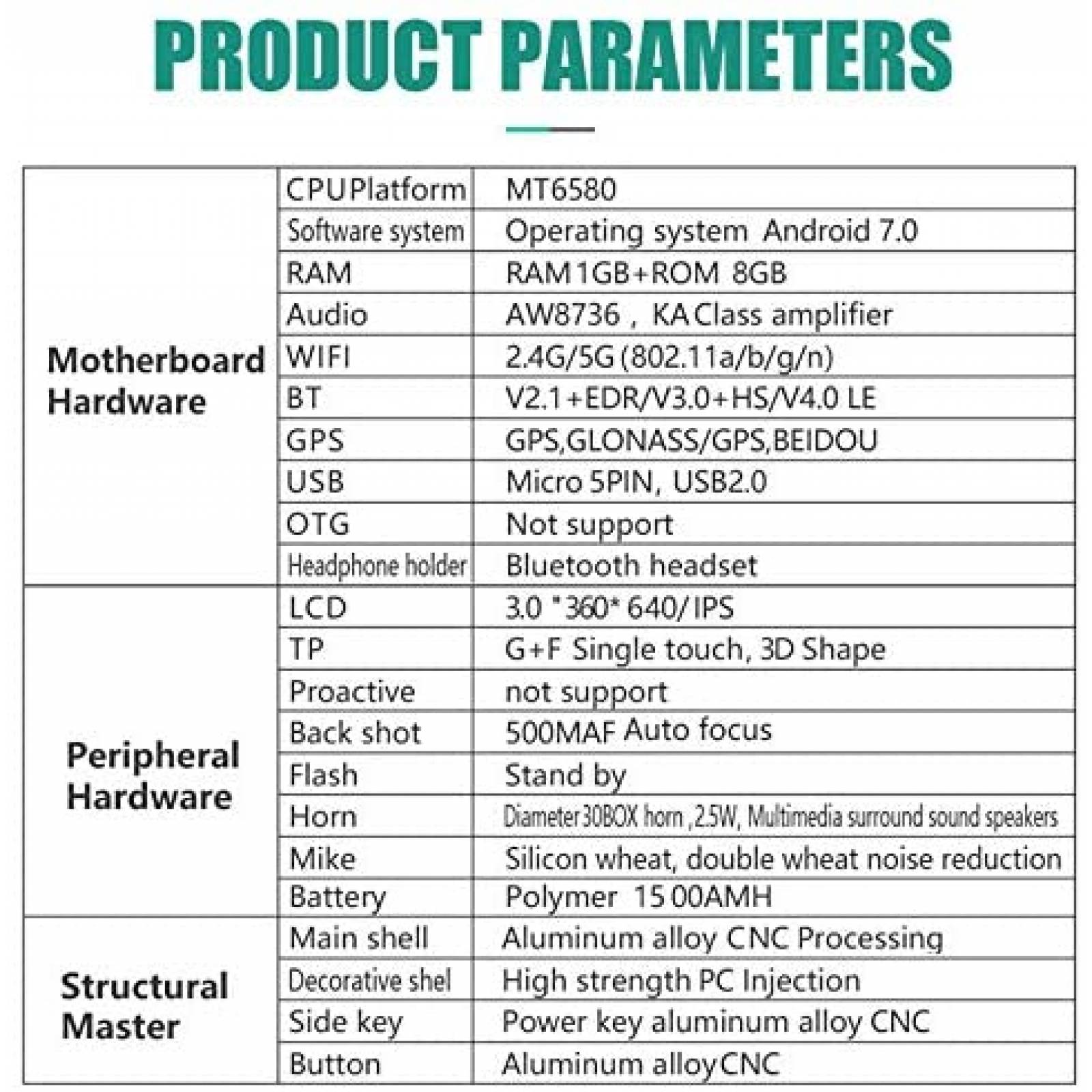 Traductor Portatil FxyxGyc con 107 Lenguajes -Negro