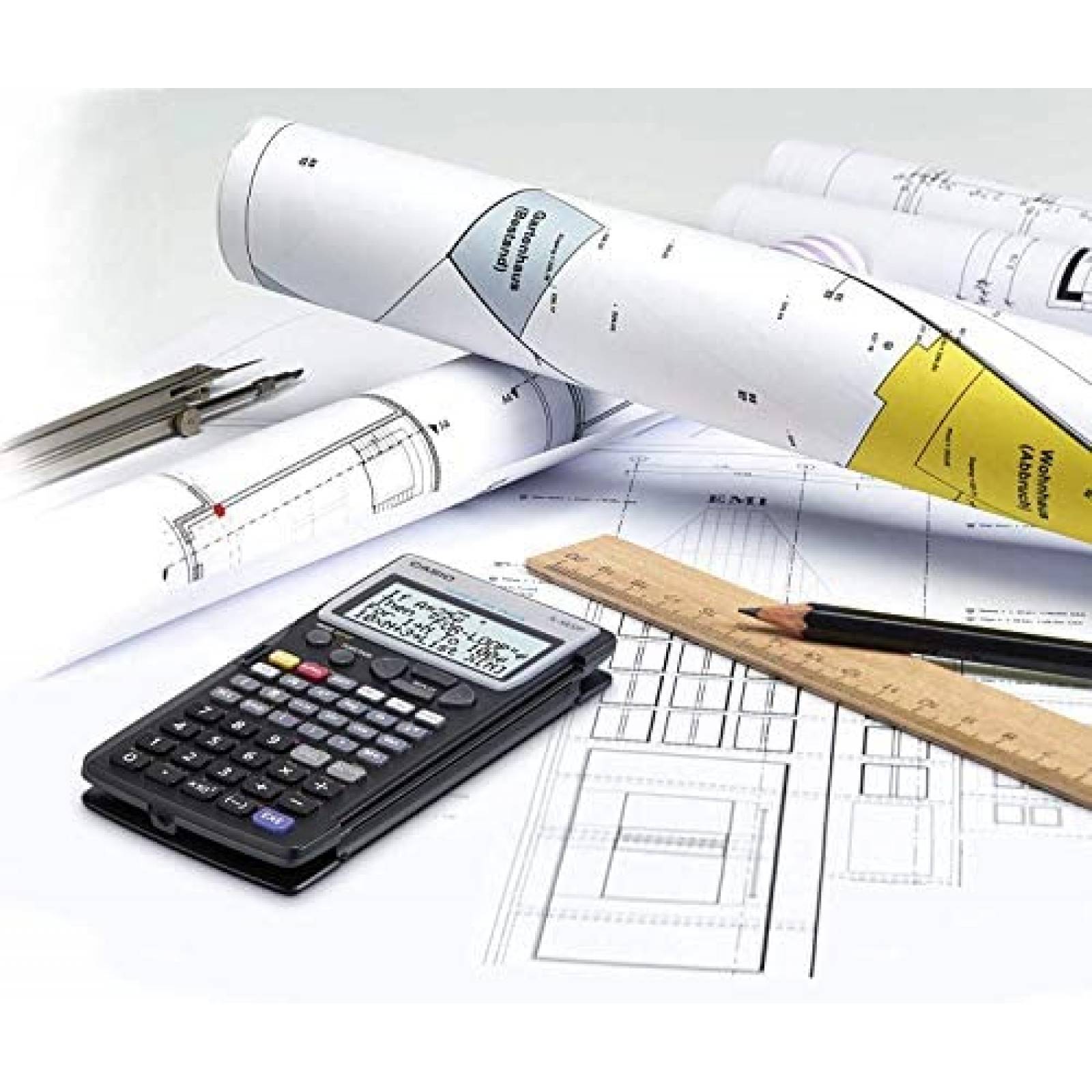 Calculadora Casio FX-5800P 6.42" x 3.21" x 0.59" -Negro