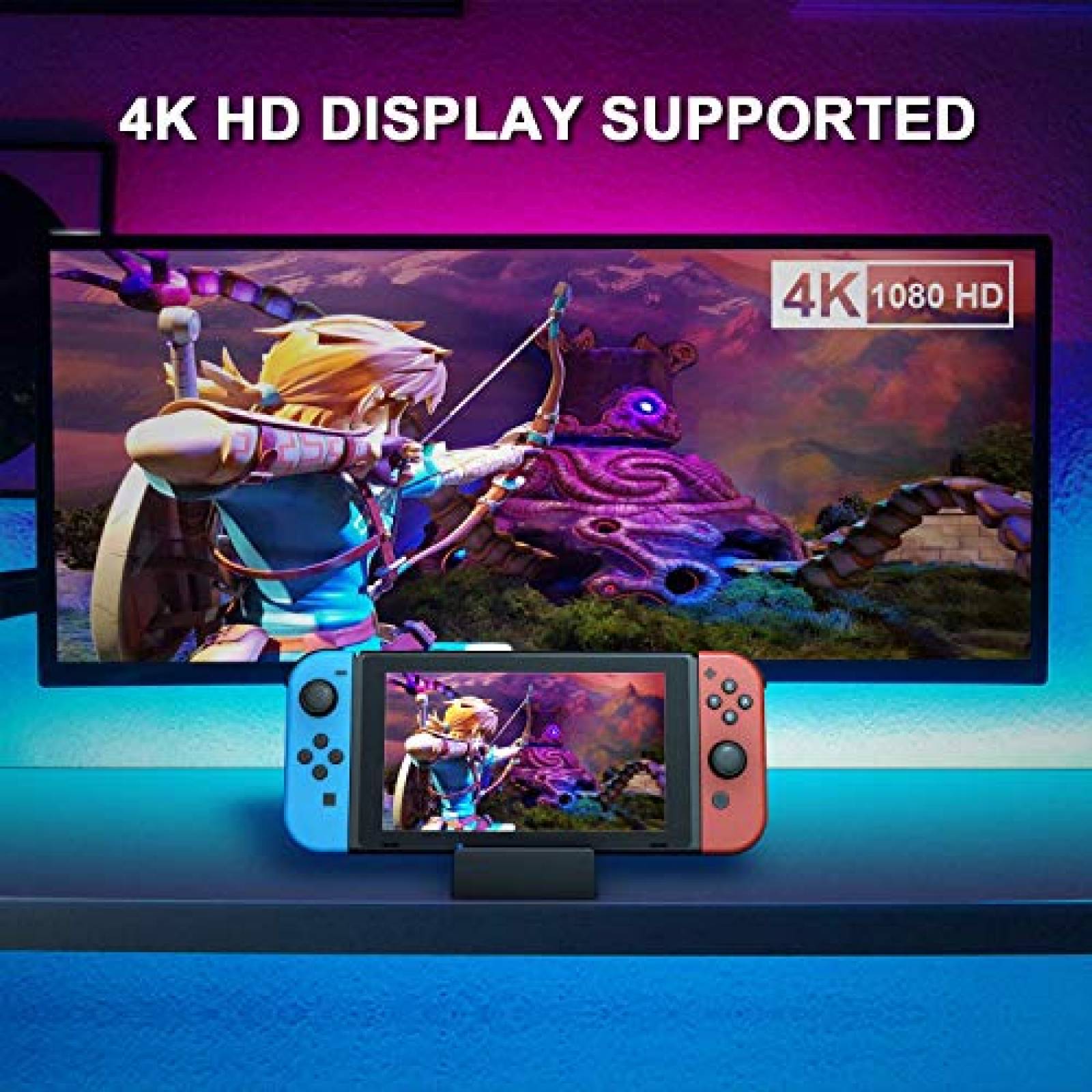 Base para Nintendo Switch Born for Mac Notebook 4K HDMI TV