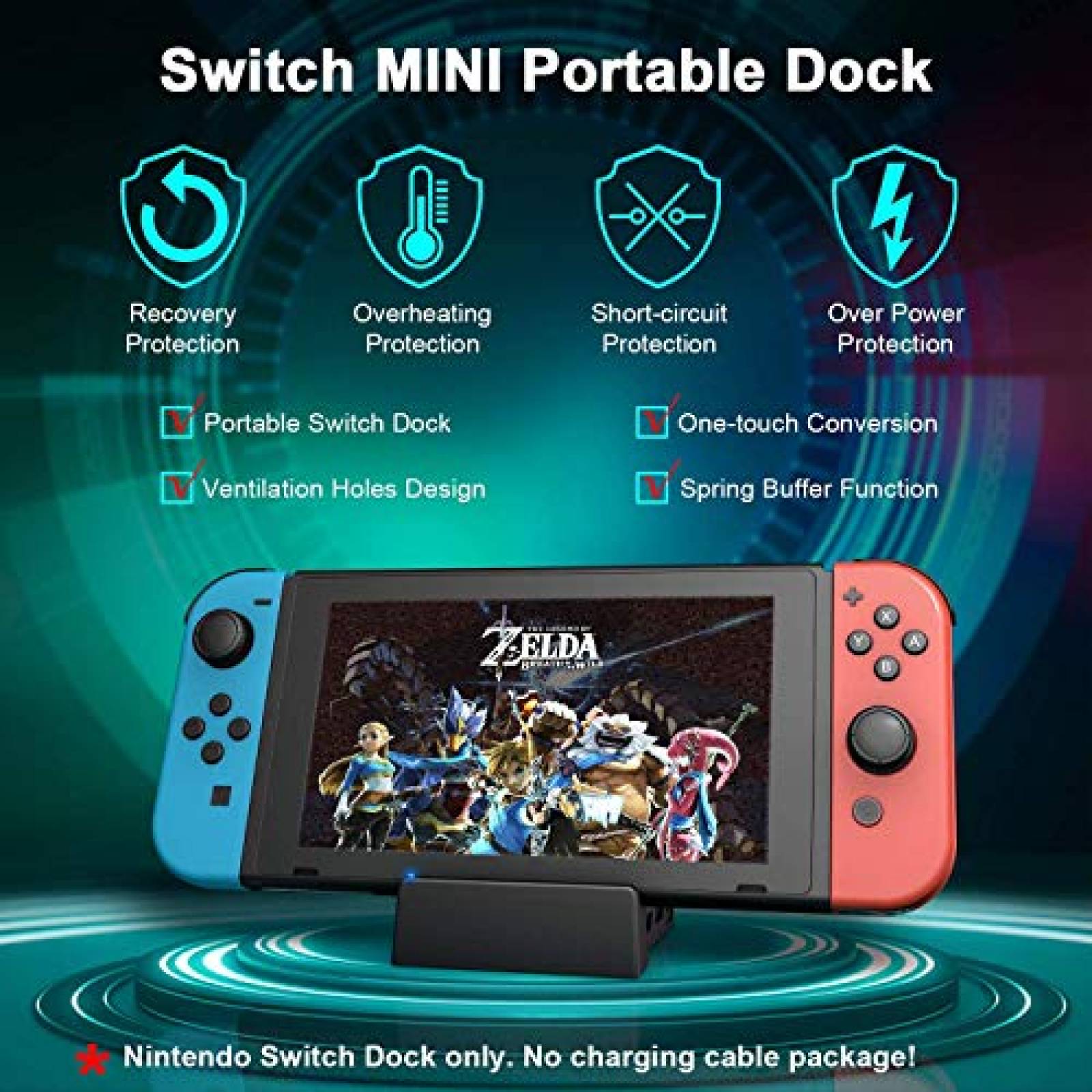 Base para Nintendo Switch Born for Mac Notebook 4K HDMI TV