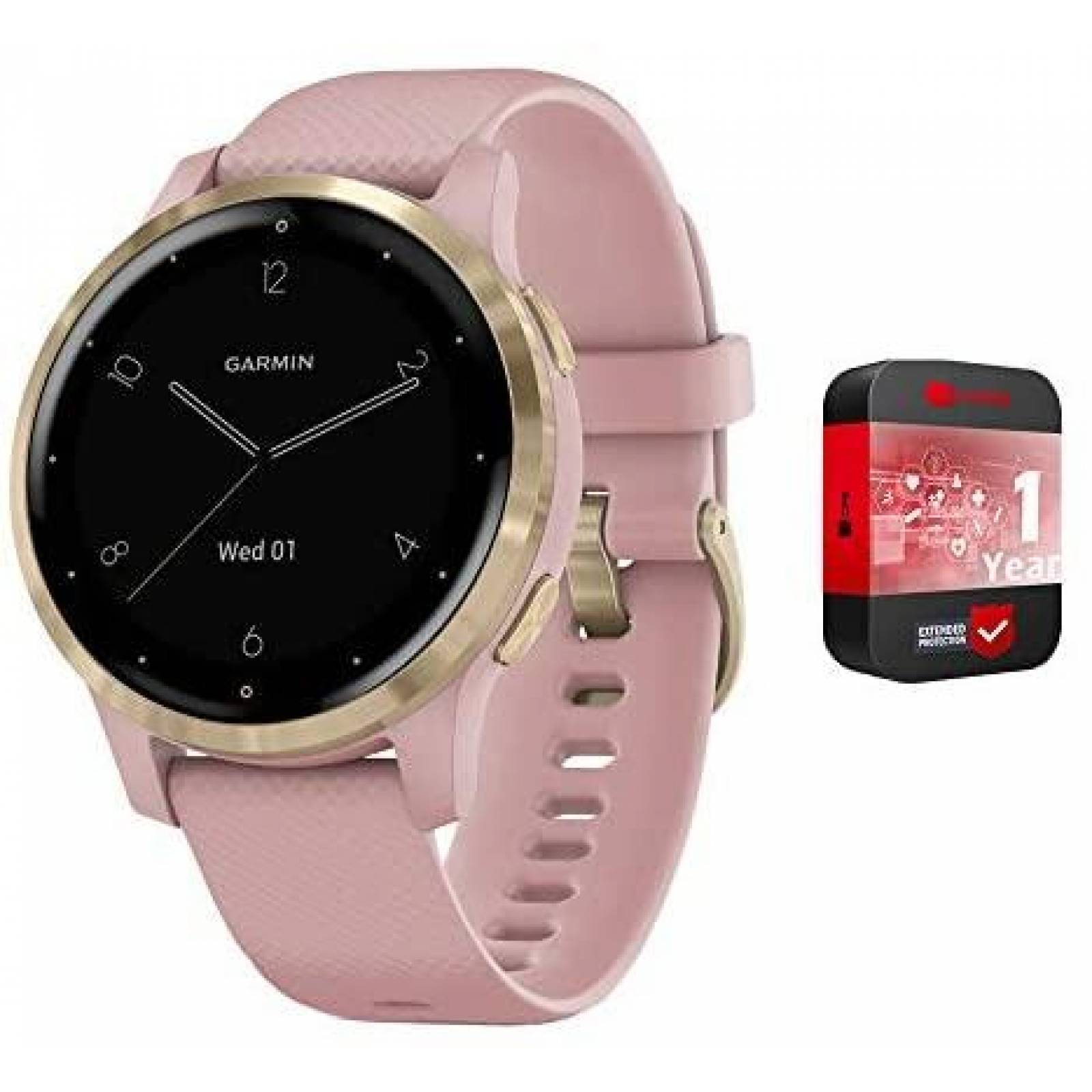 Smarthwatch Garmin Vivoactive 4S Con Correa y GPS -Rosa