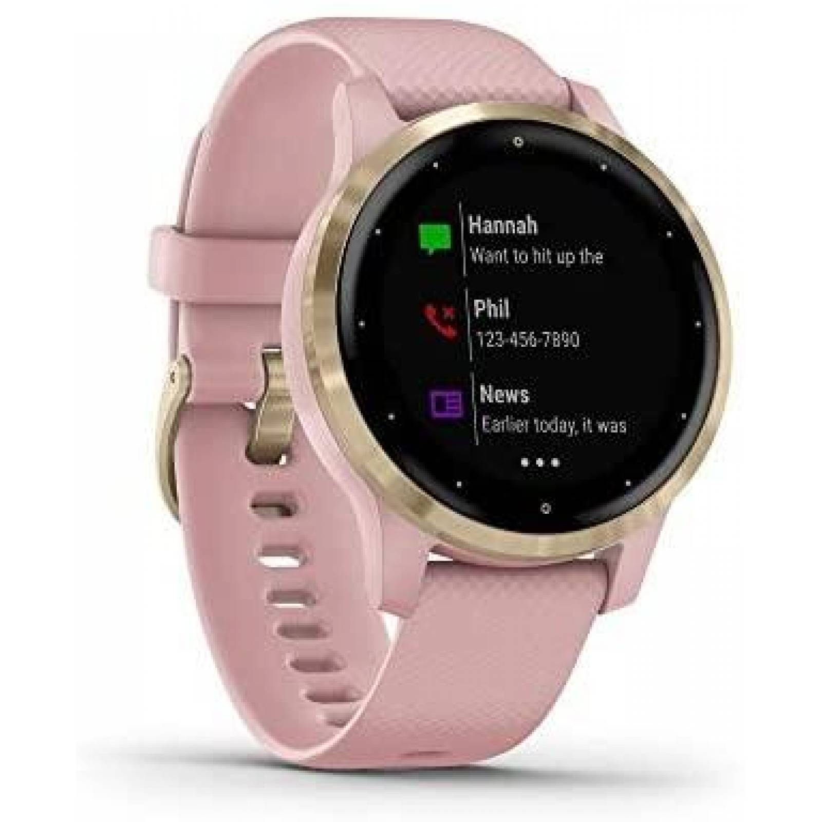 Smarthwatch Garmin Vivoactive 4S Con Correa y GPS -Rosa