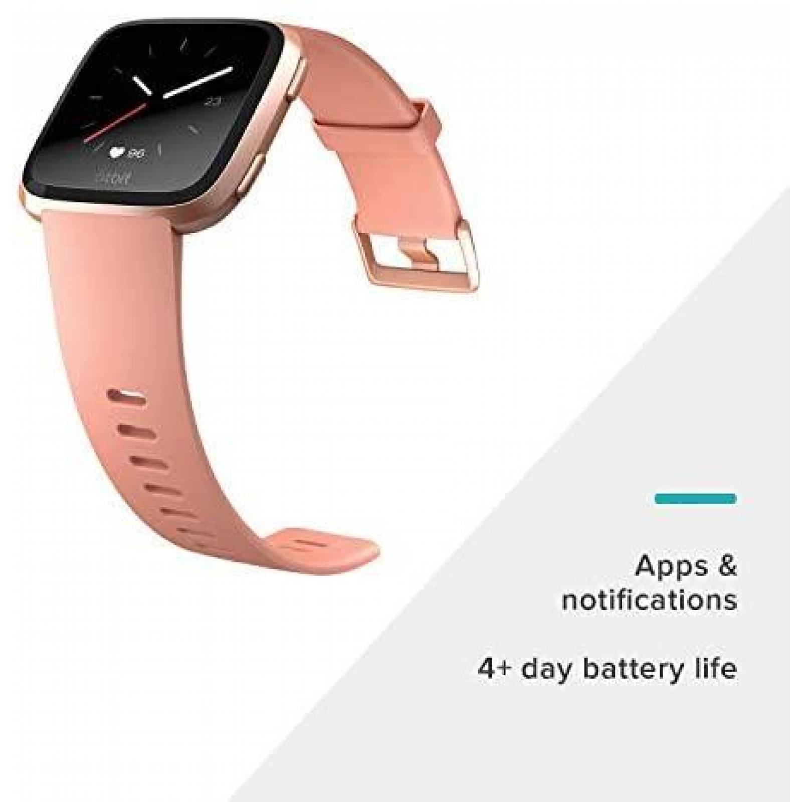 Smartwatch Fitbit Versa Bluetooth con GPS + Musica -Rosa